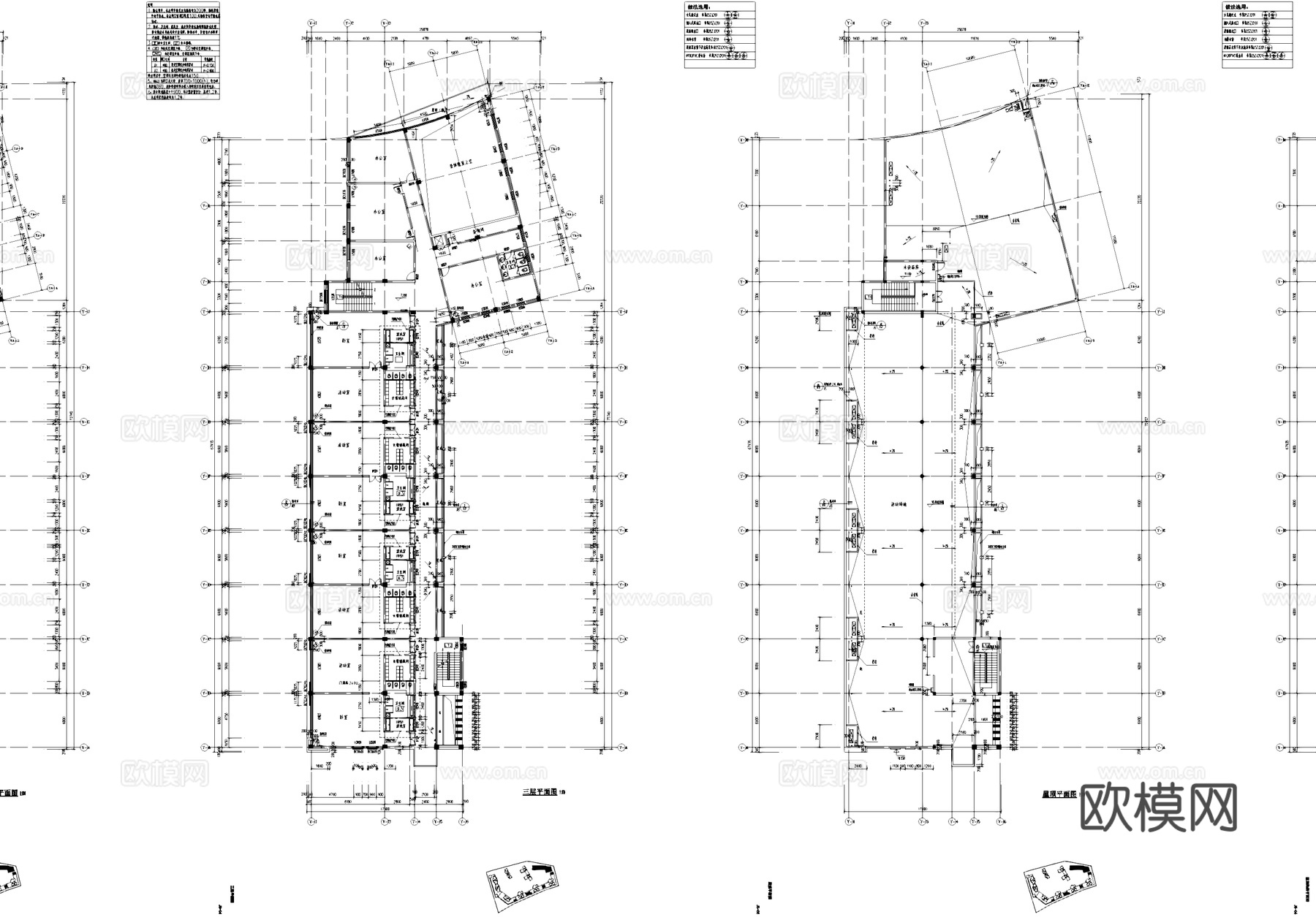 现代三层幼儿园建筑CAD施工图整套cad施工图