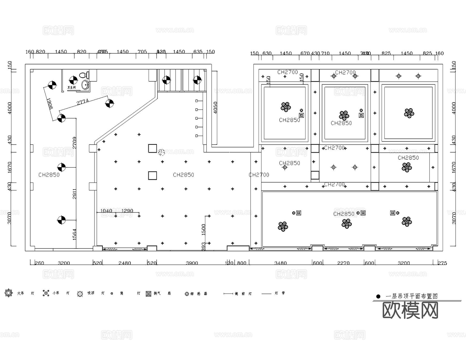 酒店室内装饰CAD施工图集cad施工图