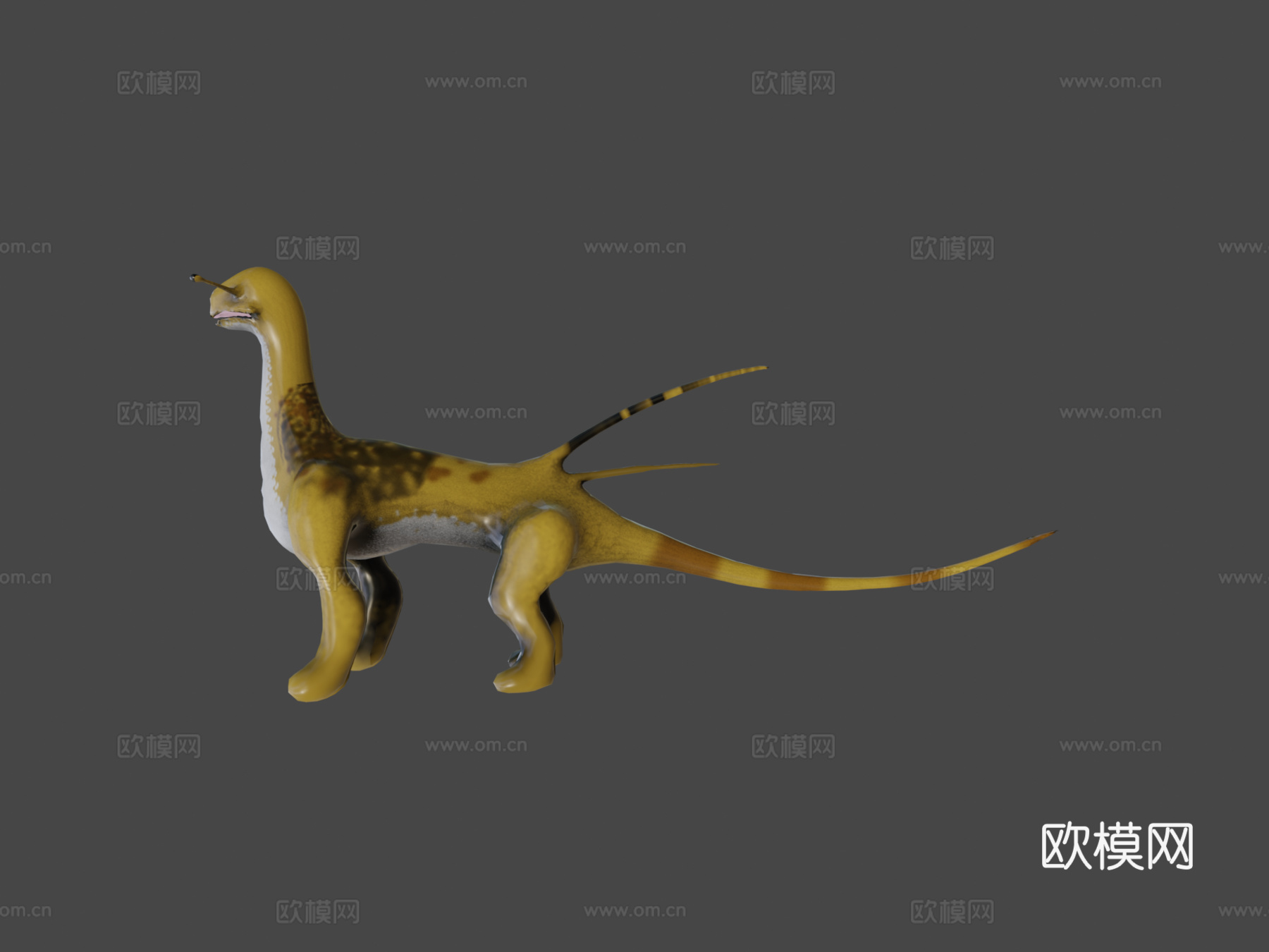 外星恐龙3d模型下载（渲染图7）