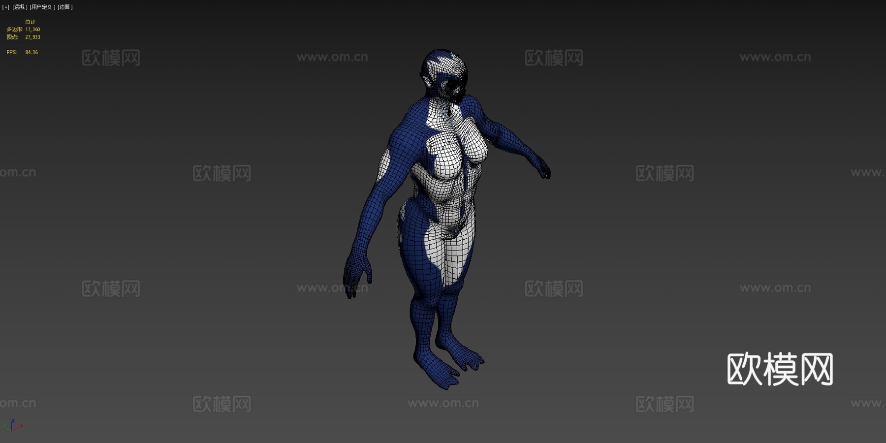 精灵3d模型下载（渲染图4）