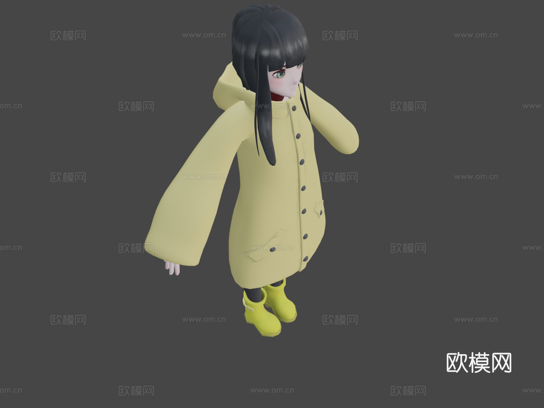 青蛙酱3d模型下载（渲染图7）