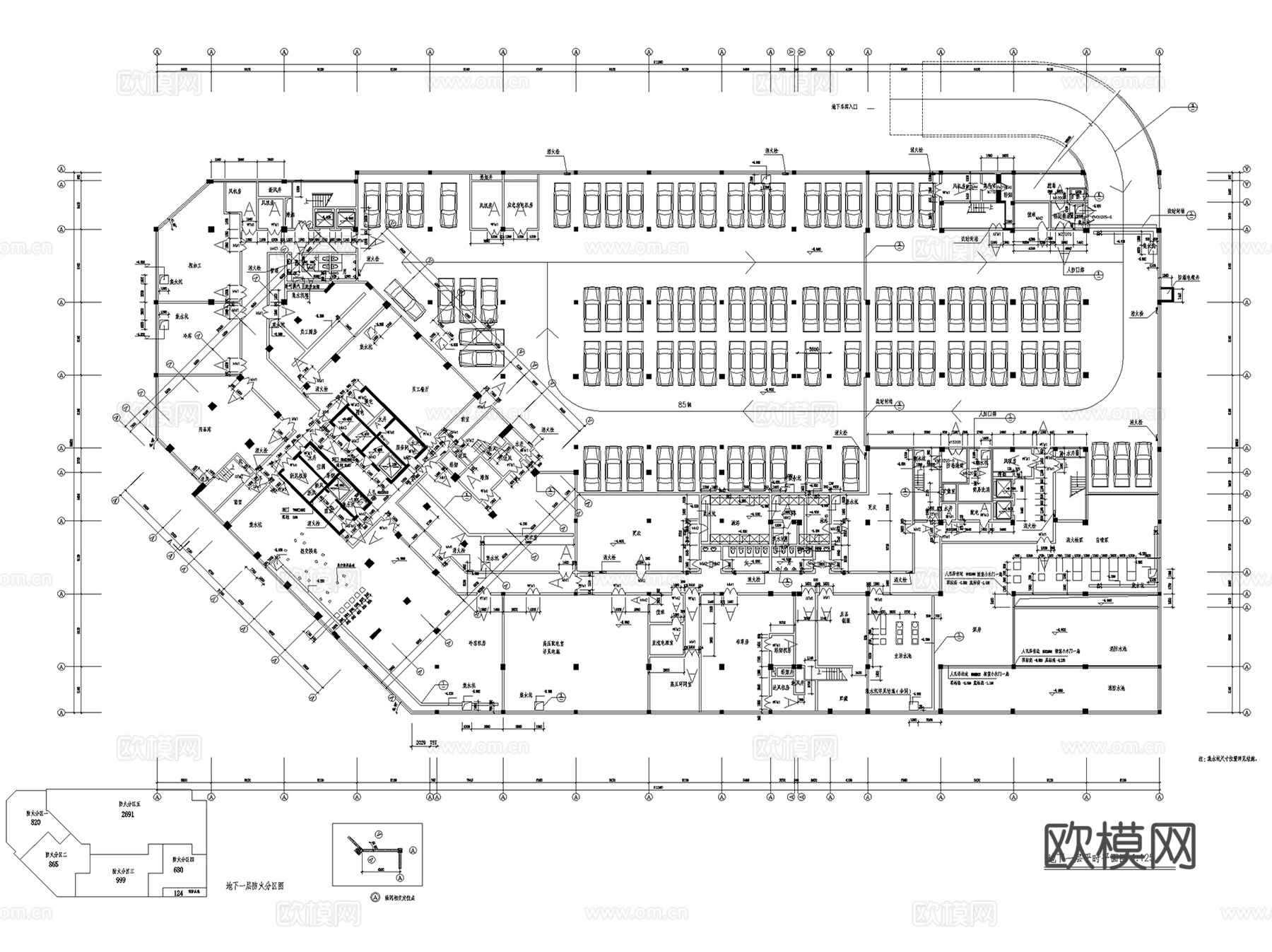 宁波华信国际大酒店建筑CAD施工图集cad施工图