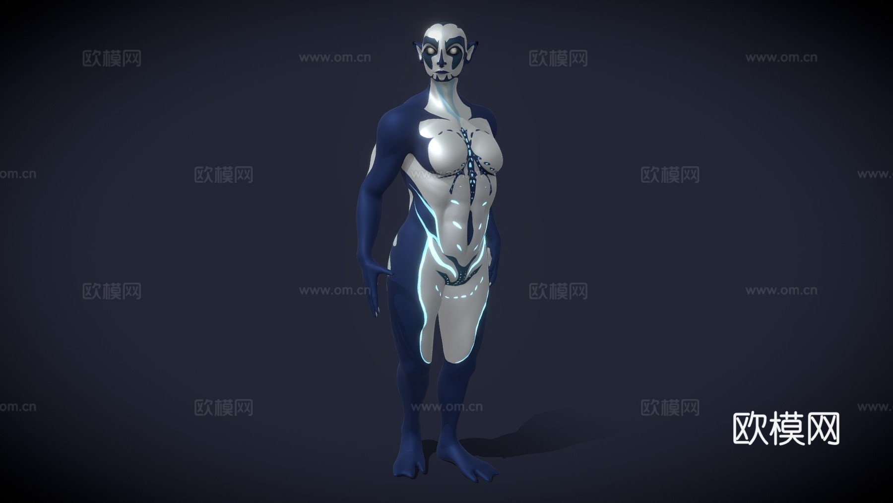 精灵3d模型下载（渲染图1）