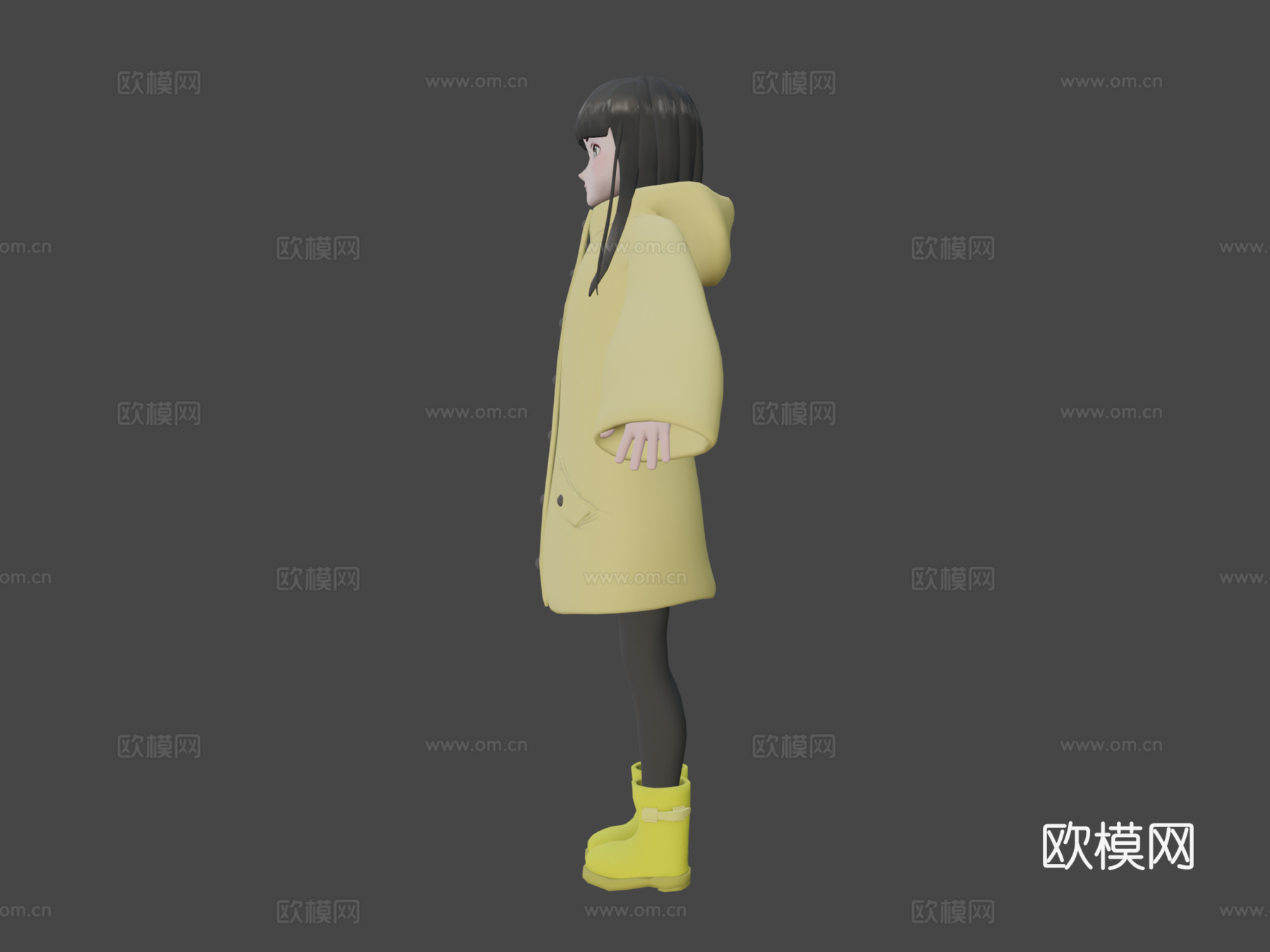 青蛙酱3d模型下载（渲染图6）