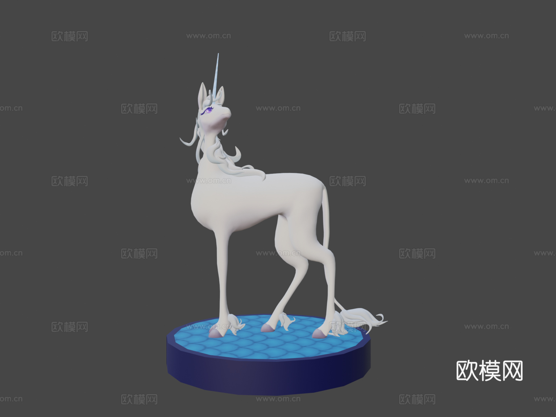 最后的独角兽3d模型下载（渲染图7）