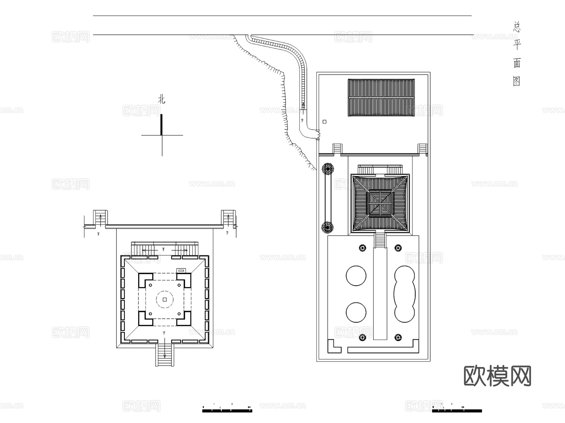 钟楼古建筑测绘CAD施工图集cad施工图