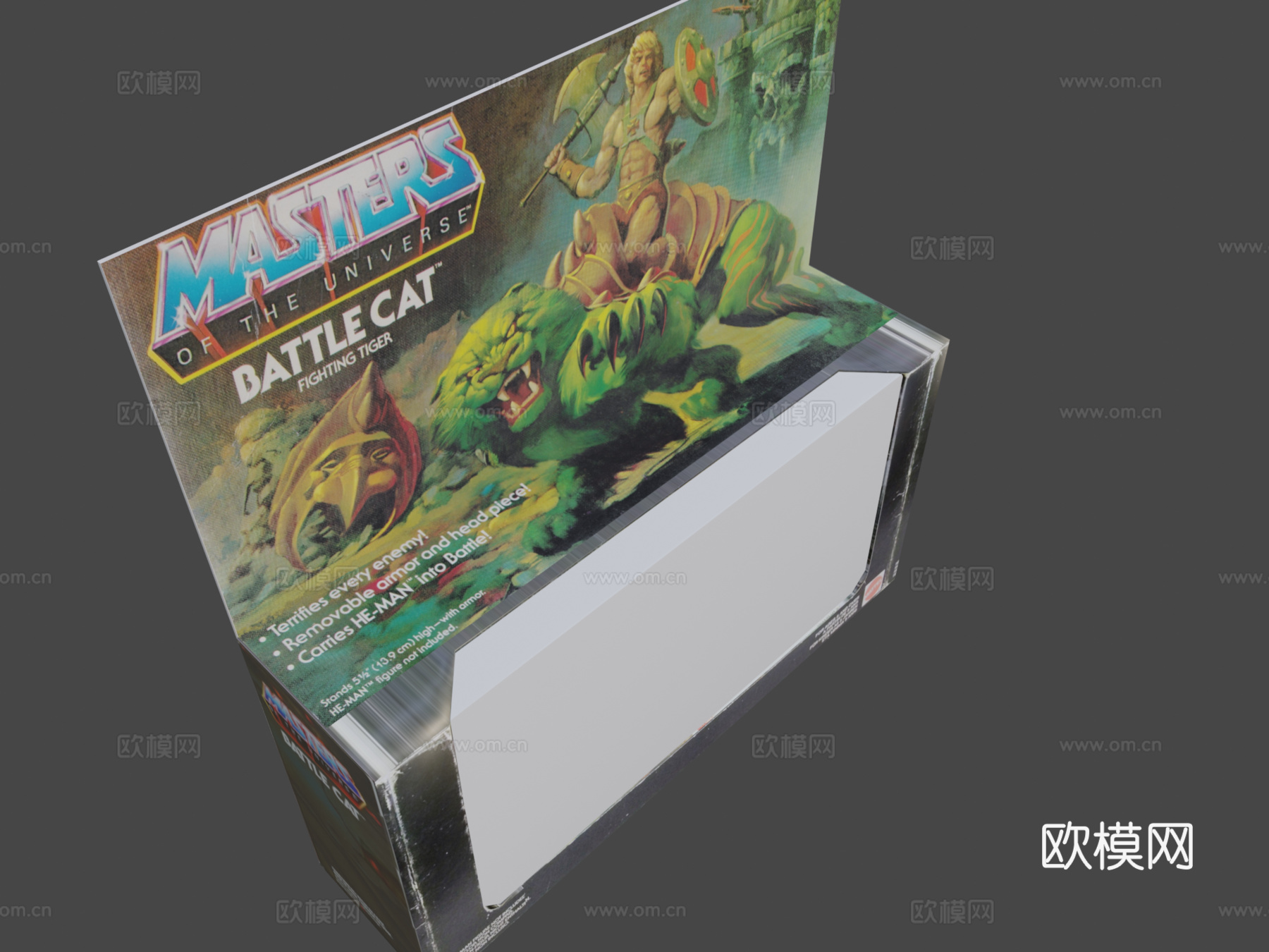 战斗猫与克林格  1982版本  可打印3d模型下载（渲染图8）