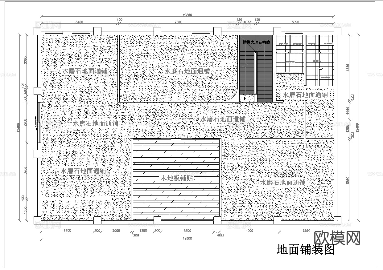 最新猫咖店全套施工图设计cad施工图