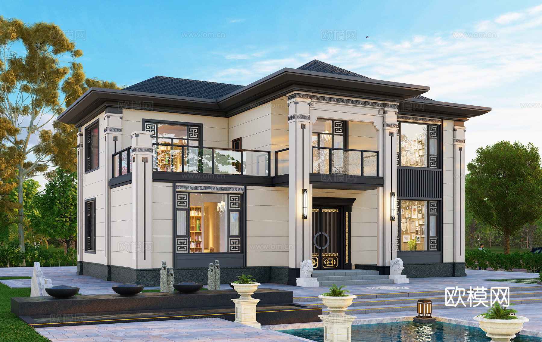 别墅建筑自建房 最新全套施工图设计cad施工图