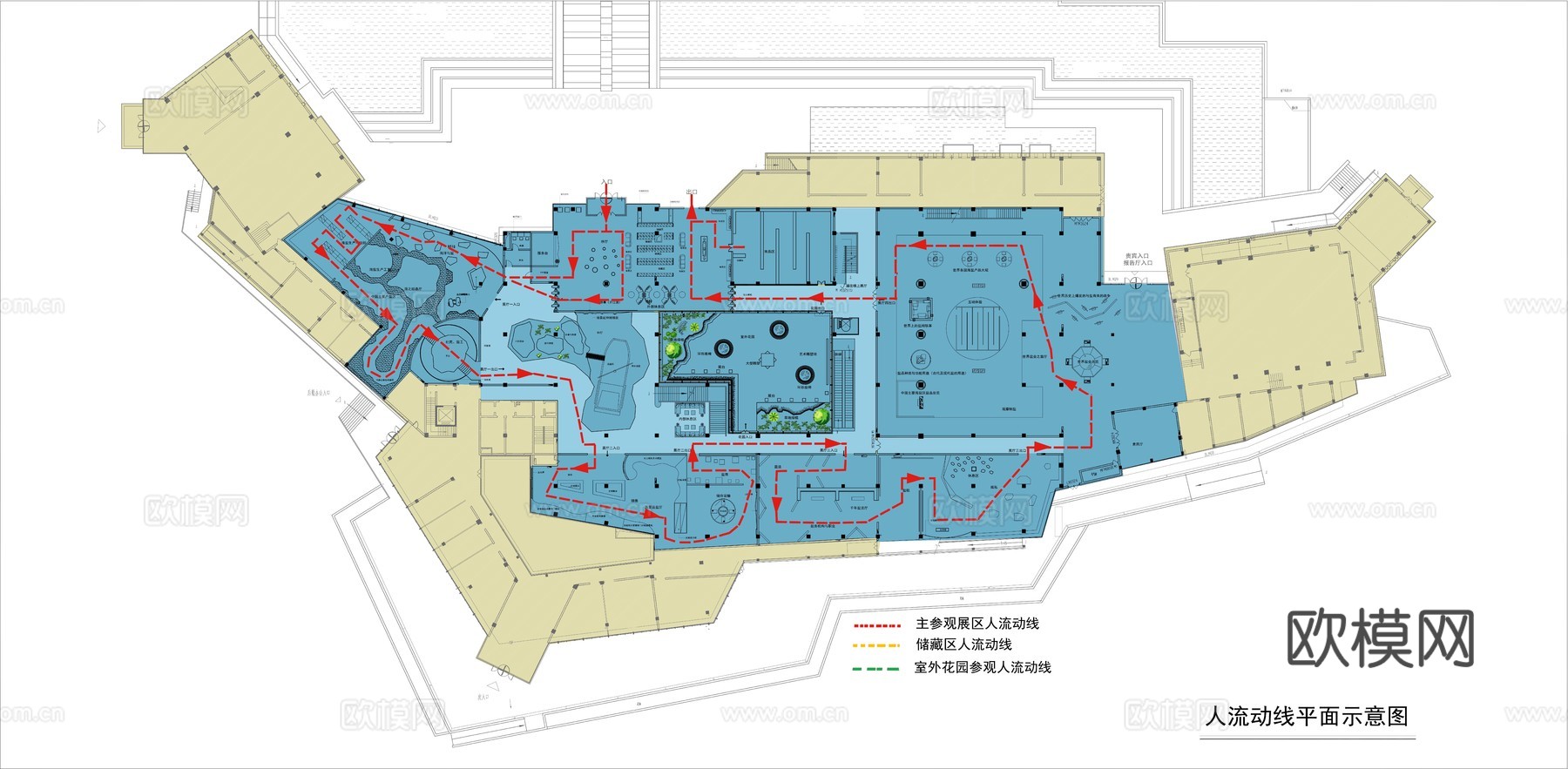 博物馆 纪念馆 展厅 最新全套施工图设计cad施工图