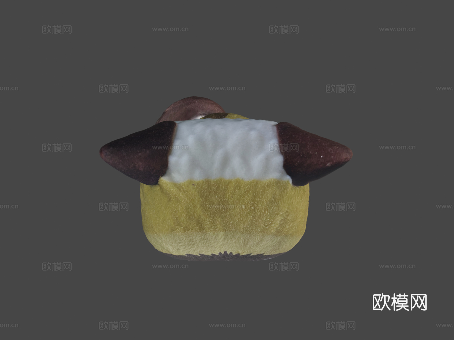 暴躁猫方头仔3d模型下载（渲染图5）