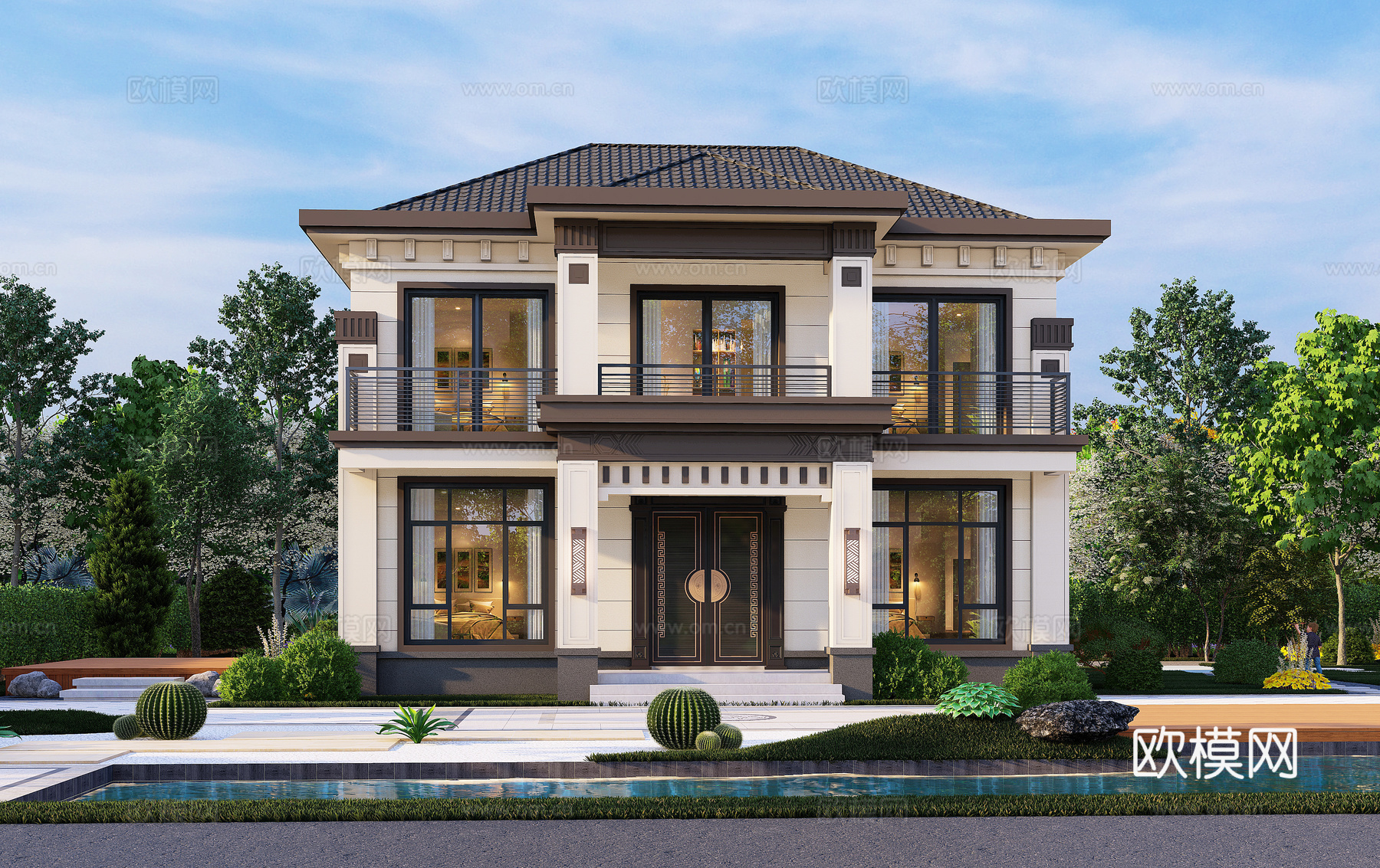 别墅建筑自建房 最新全套施工图设计cad施工图