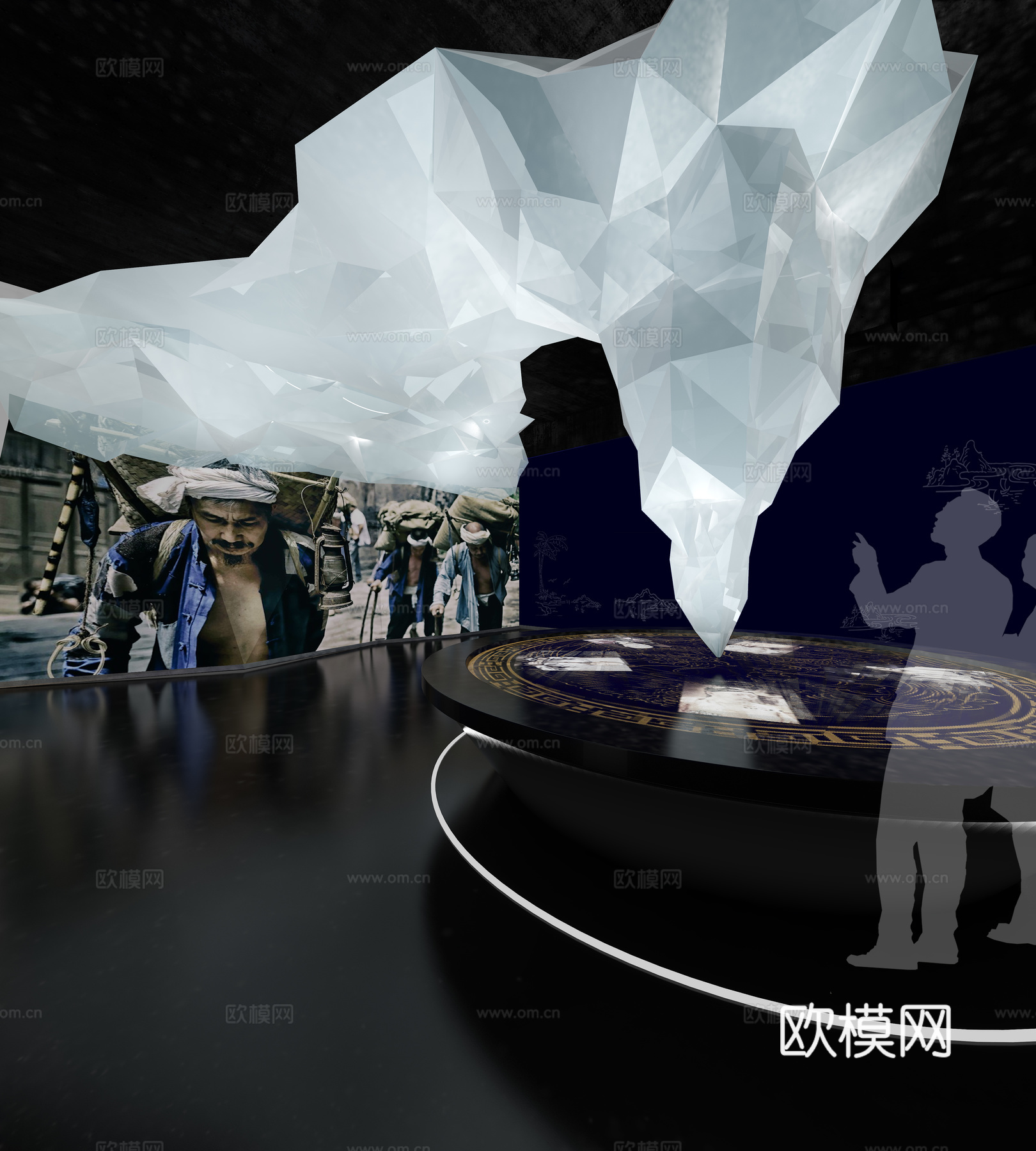 博物馆 纪念馆 展厅 最新全套施工图设计cad施工图