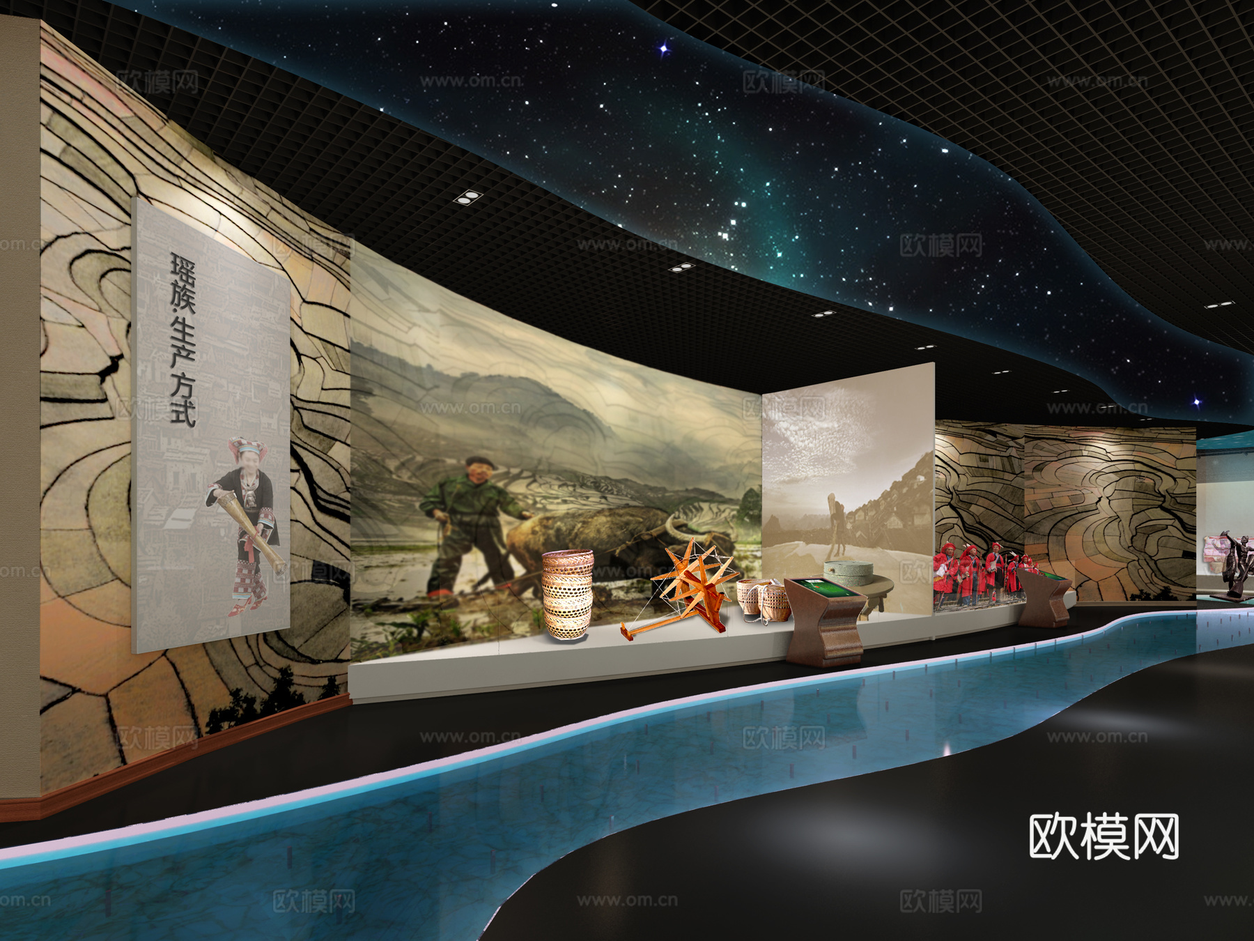 博物馆 纪念馆 展厅 最新全套施工图设计cad施工图