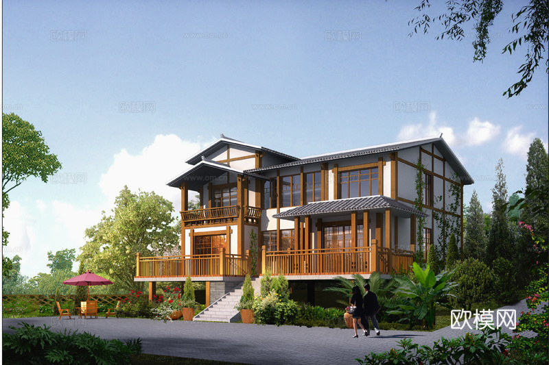 别墅建筑自建房 最新全套施工图设计cad施工图