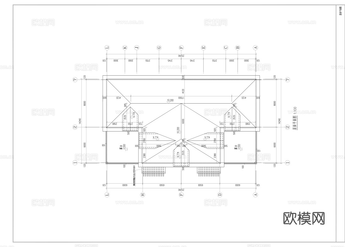 别墅自建房 最新全套施工图设计cad施工图