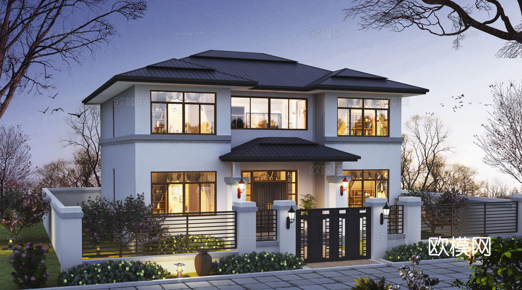 别墅自建房 最新全套施工图设计cad施工图