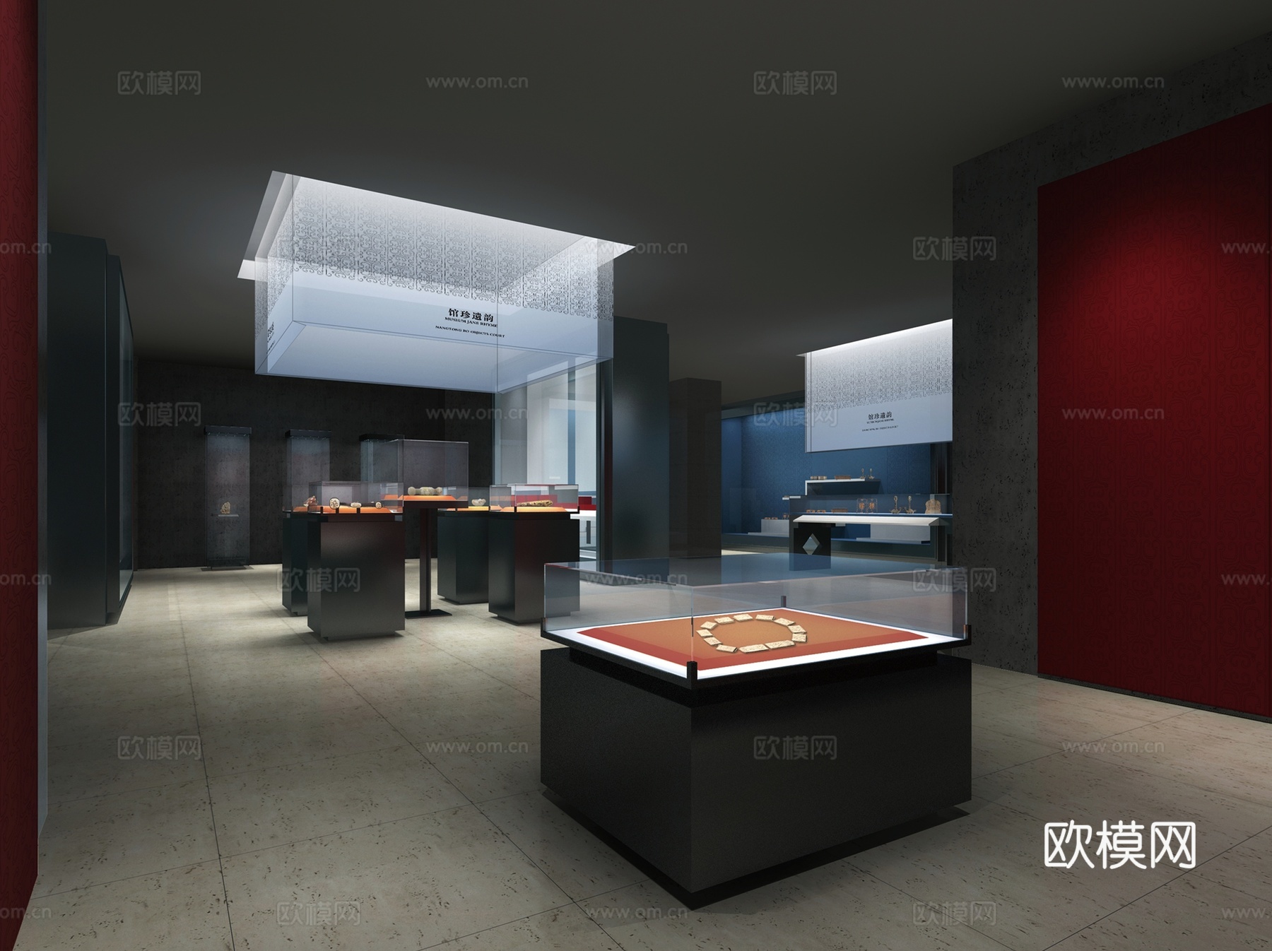 博物馆 纪念馆 展厅 最新全套施工图设计cad施工图