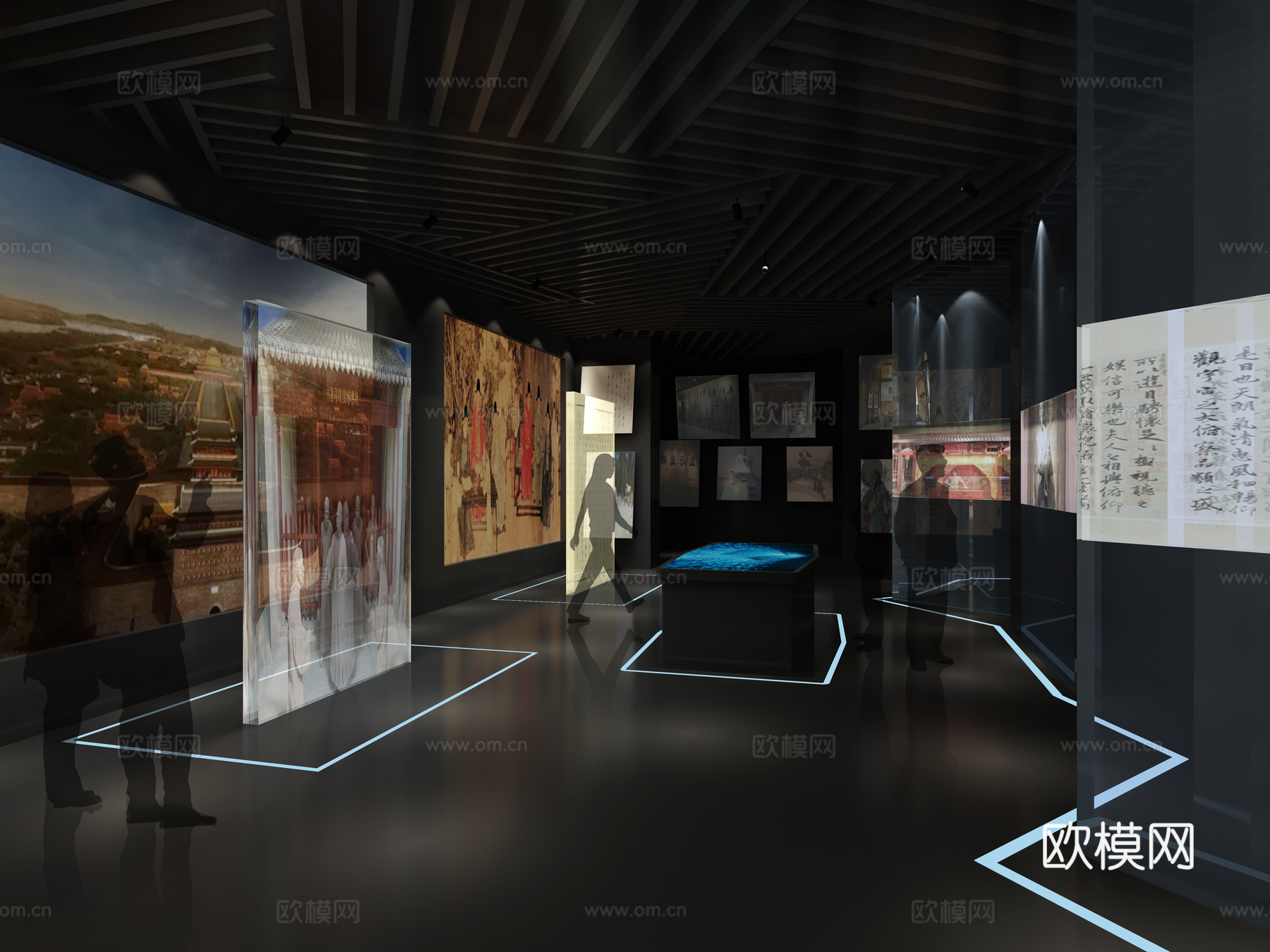 博物馆 纪念馆 展厅 最新全套施工图设计cad施工图