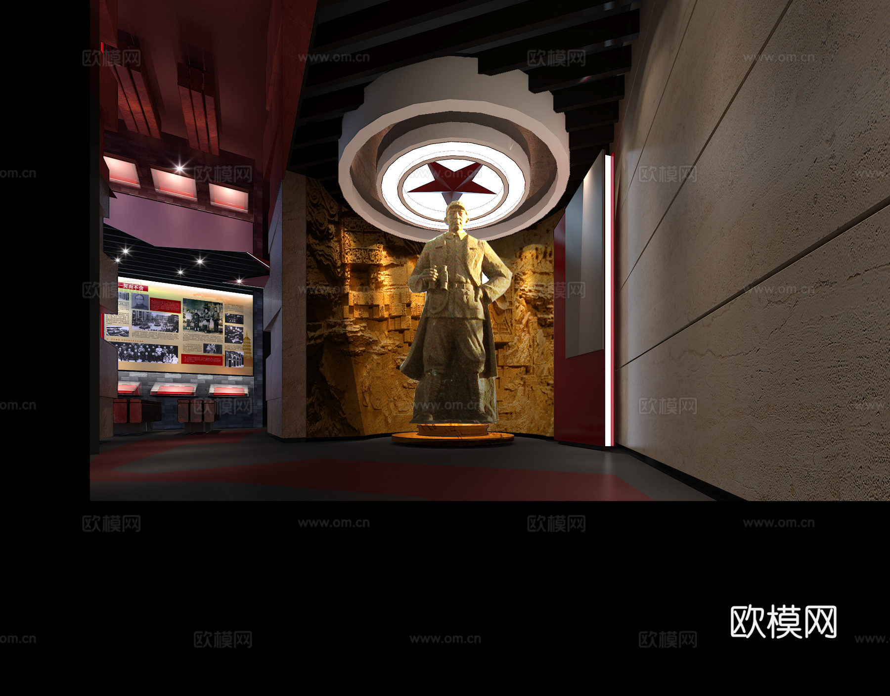 博物馆 纪念馆 展厅 最新全套施工图设计cad施工图