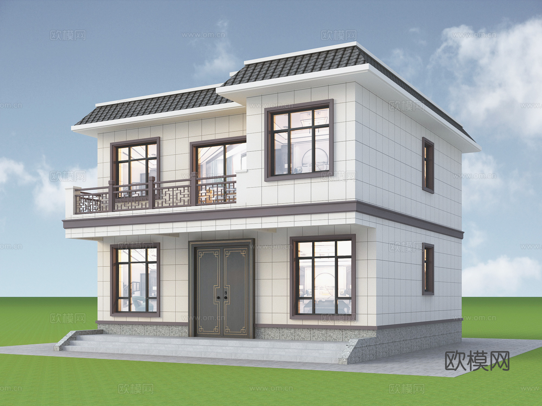 别墅建筑自建房 最新全套施工图设计cad施工图