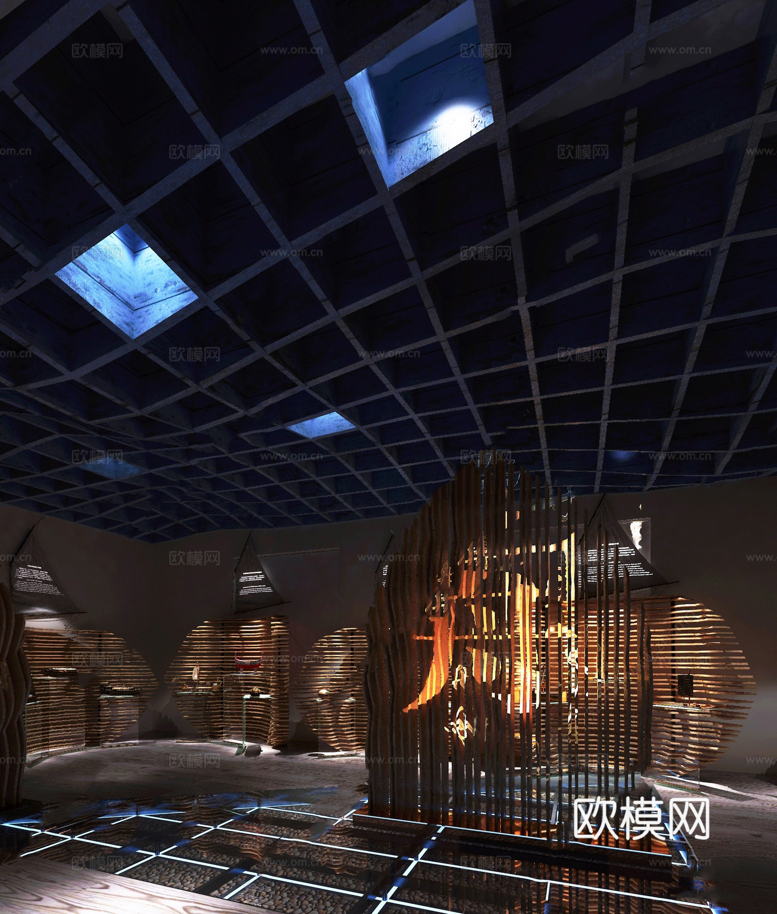 博物馆 纪念馆 展厅 最新全套施工图设计cad施工图