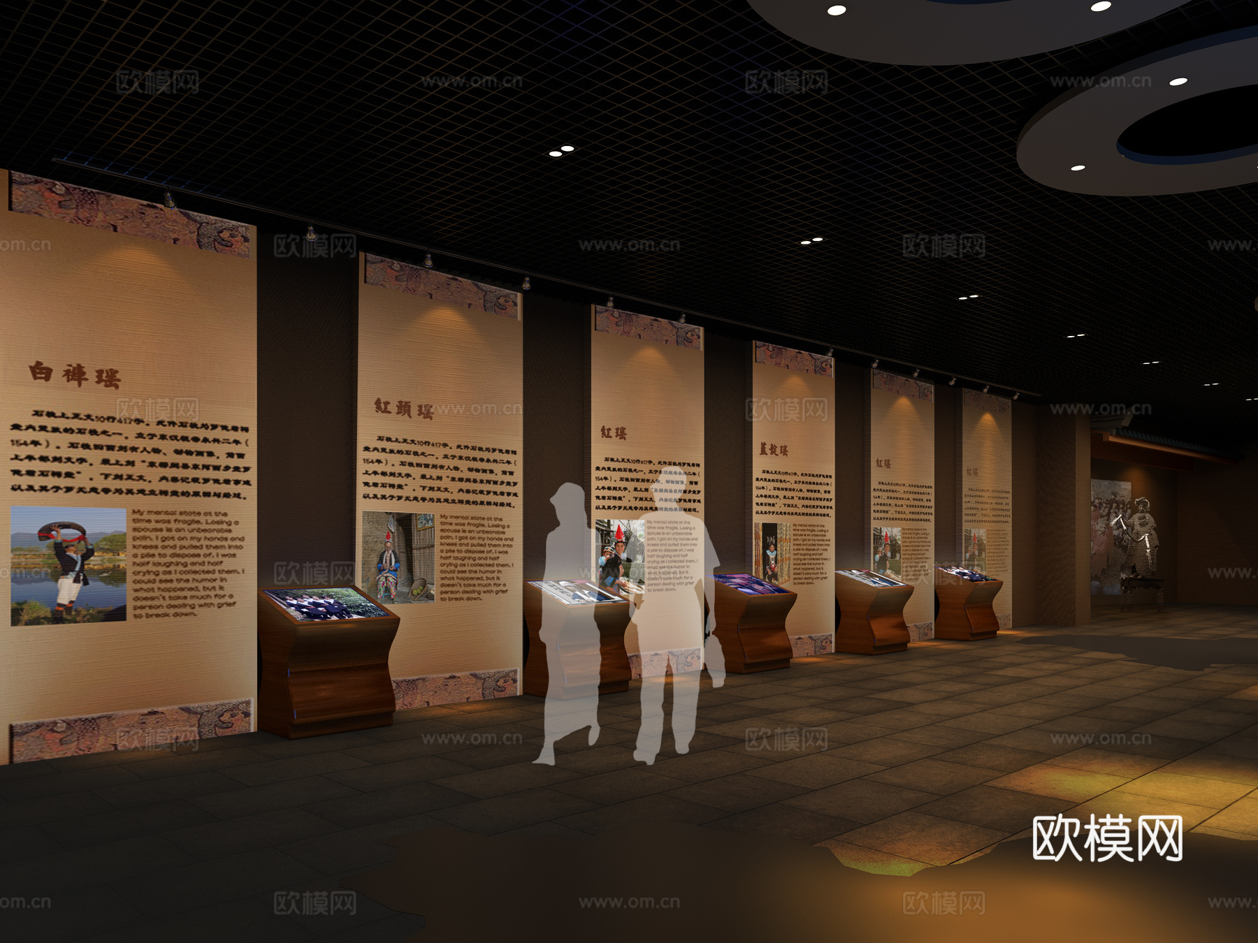 博物馆 纪念馆 展厅 最新全套施工图设计cad施工图