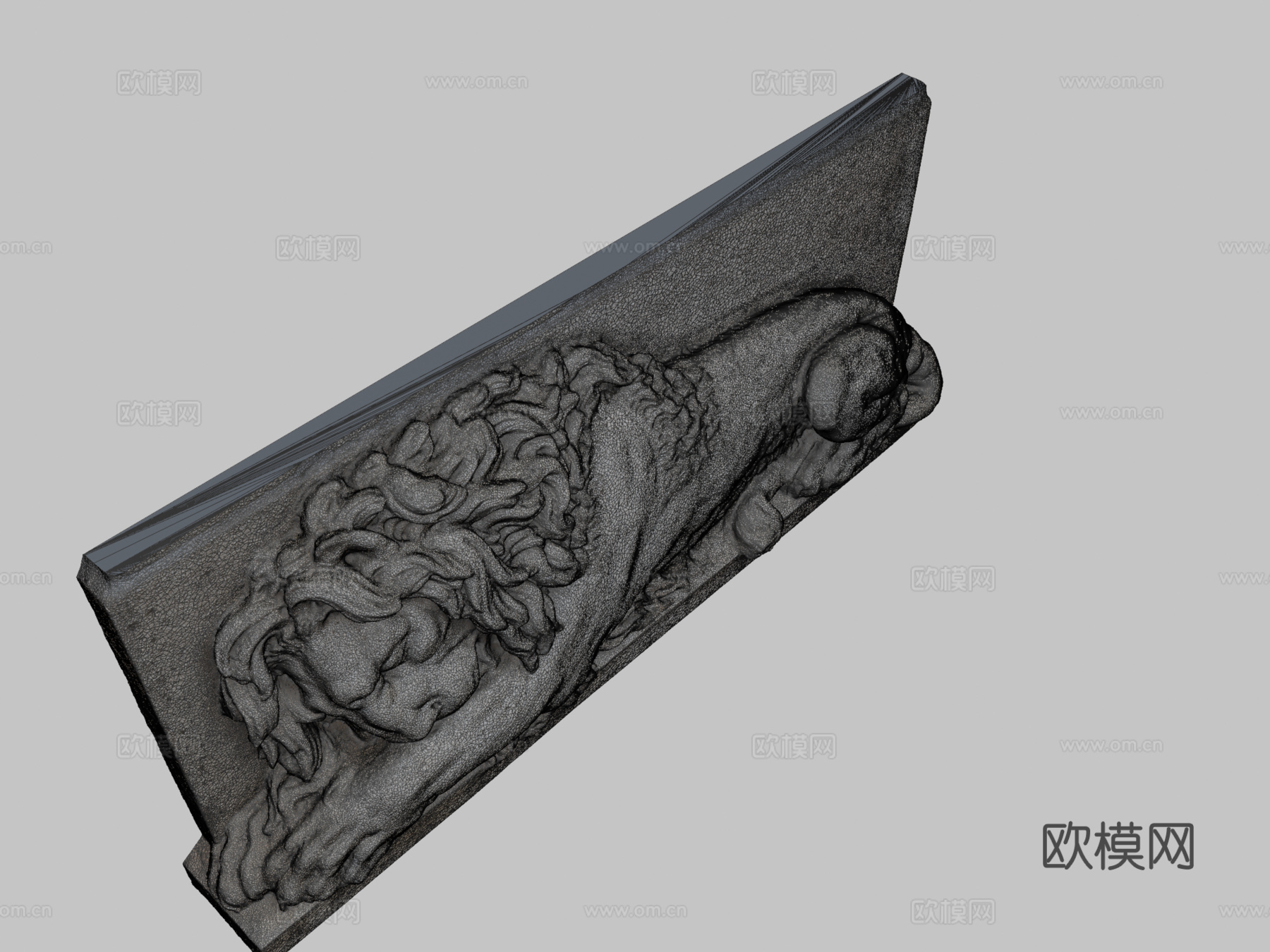 狮子3d模型下载（渲染图2）