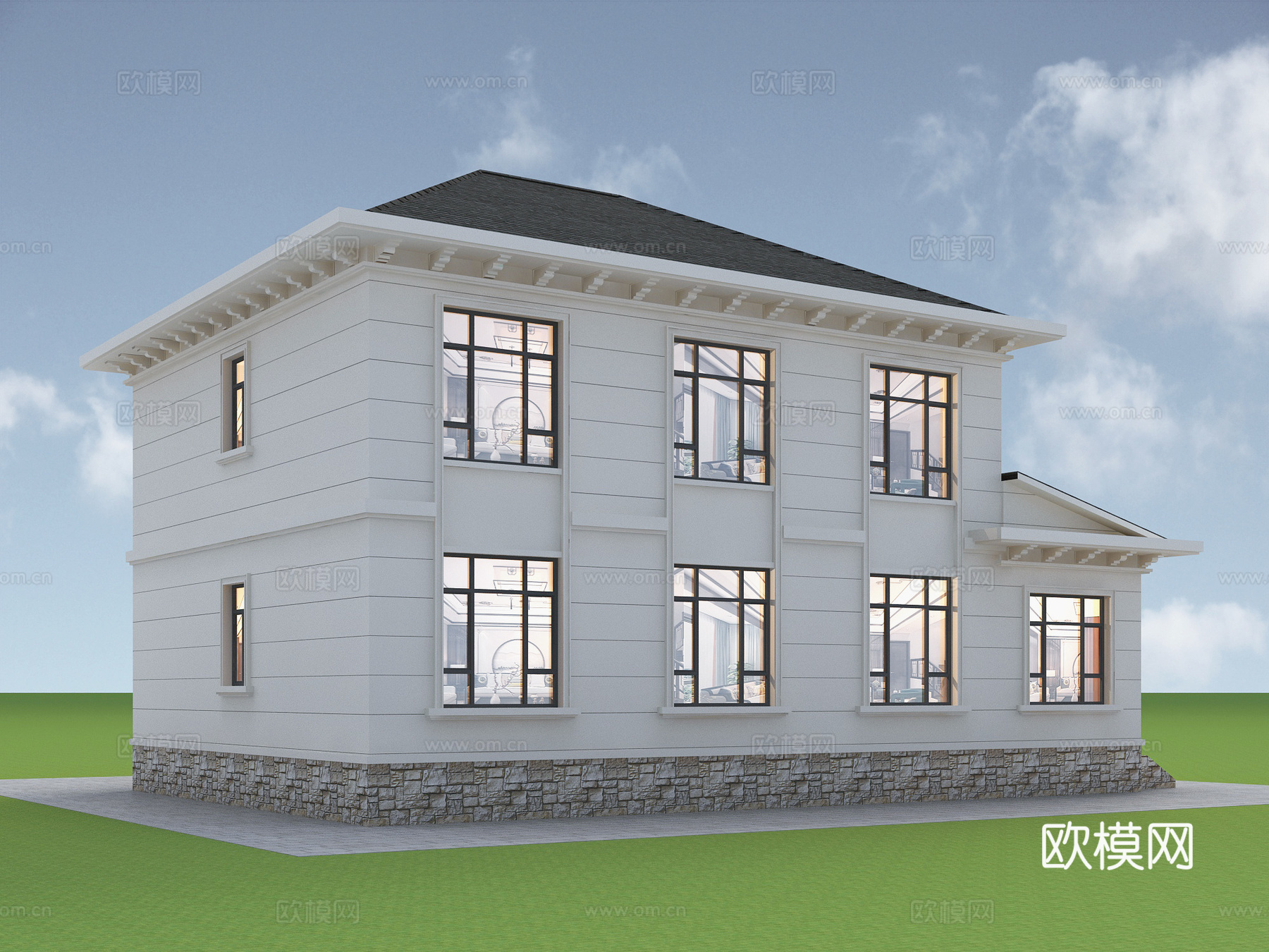 别墅建筑自建房 最新全套施工图设计cad施工图