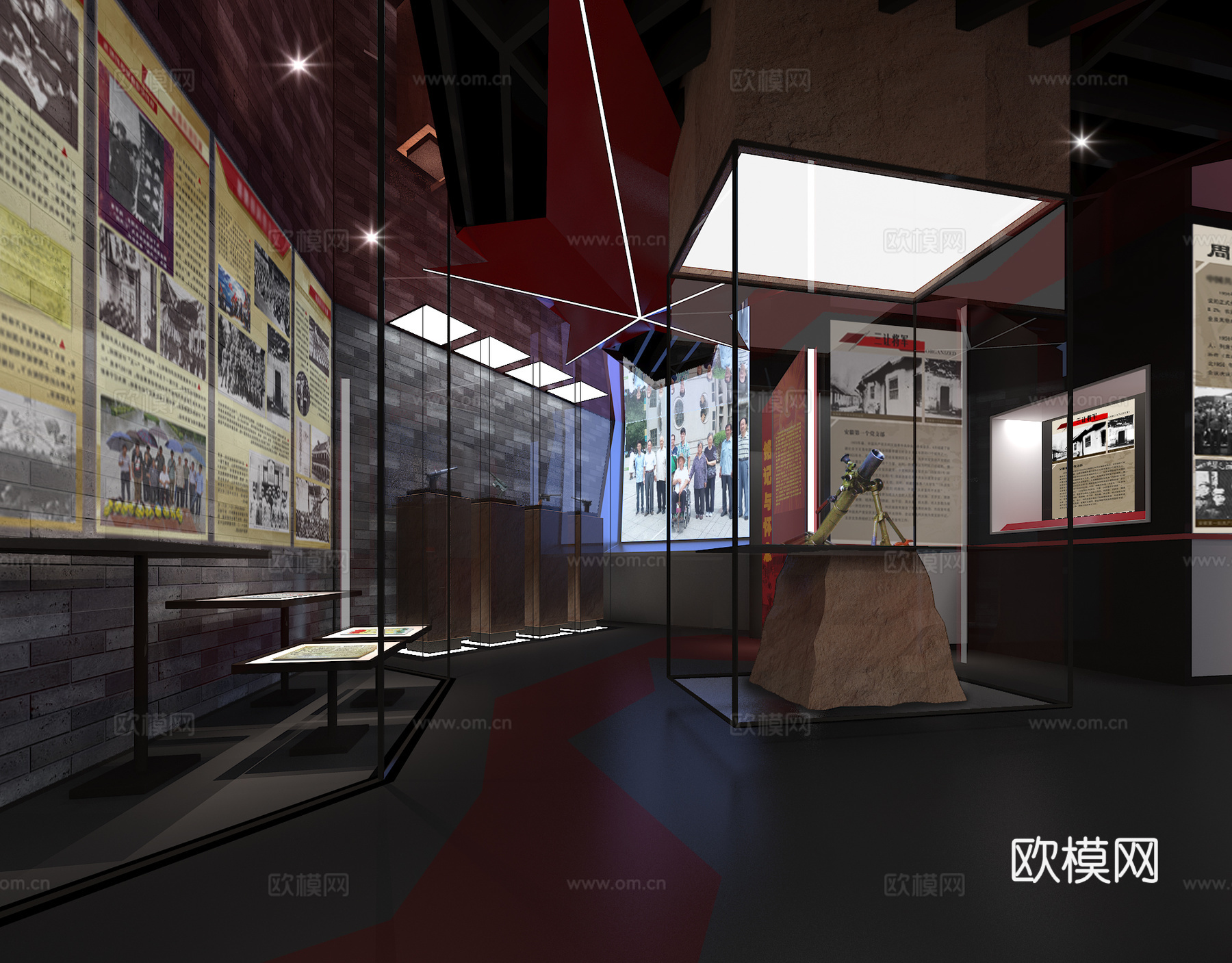 博物馆 纪念馆 展厅 最新全套施工图设计cad施工图