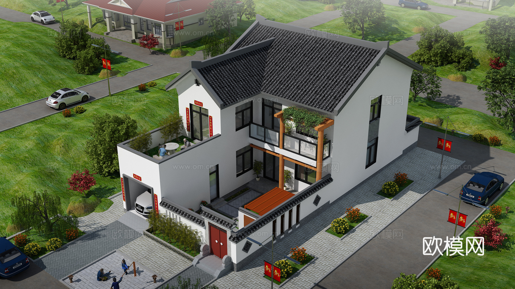 别墅自建房 最新全套施工图设计cad施工图