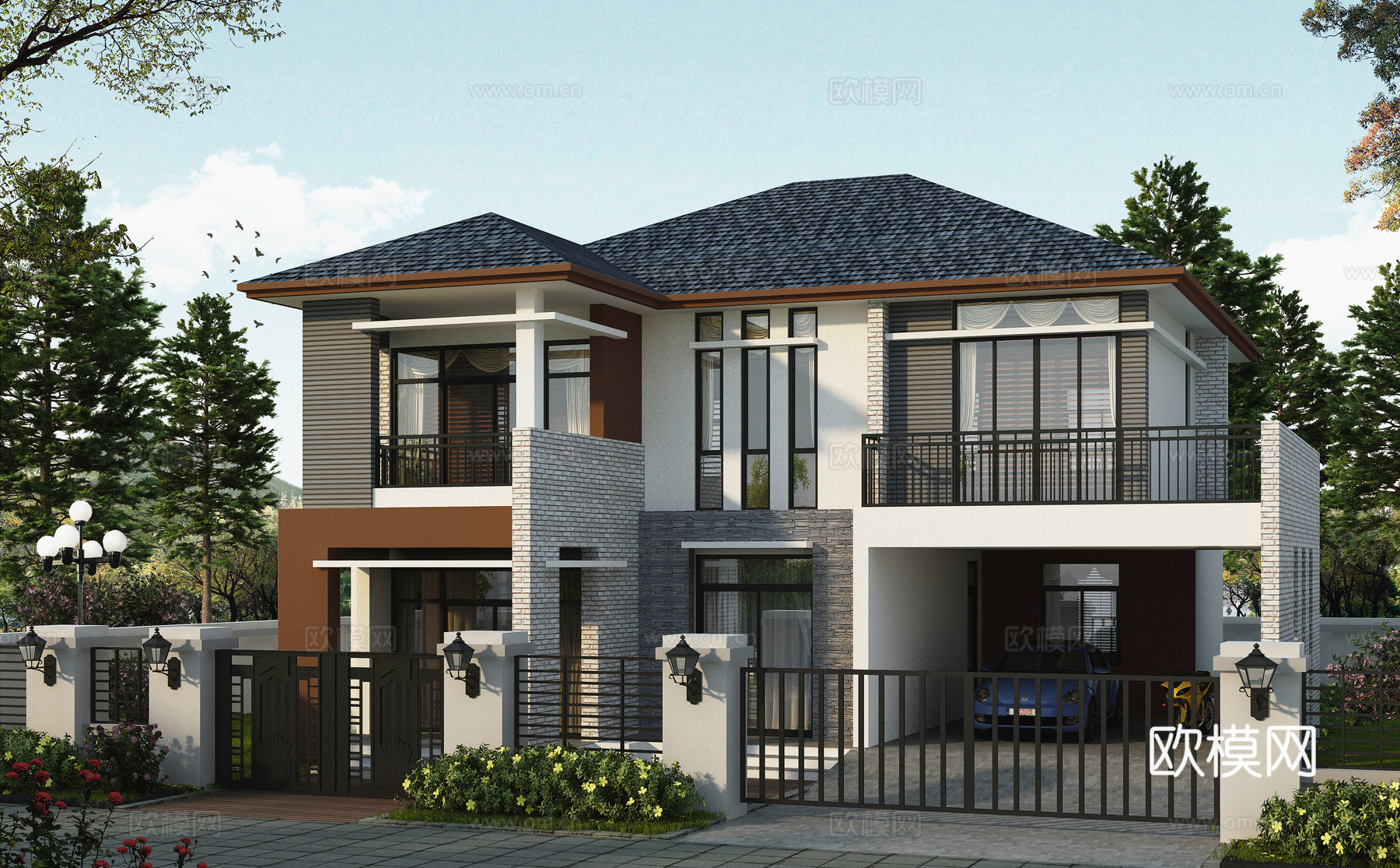 别墅建筑自建房 最新全套施工图设计cad施工图