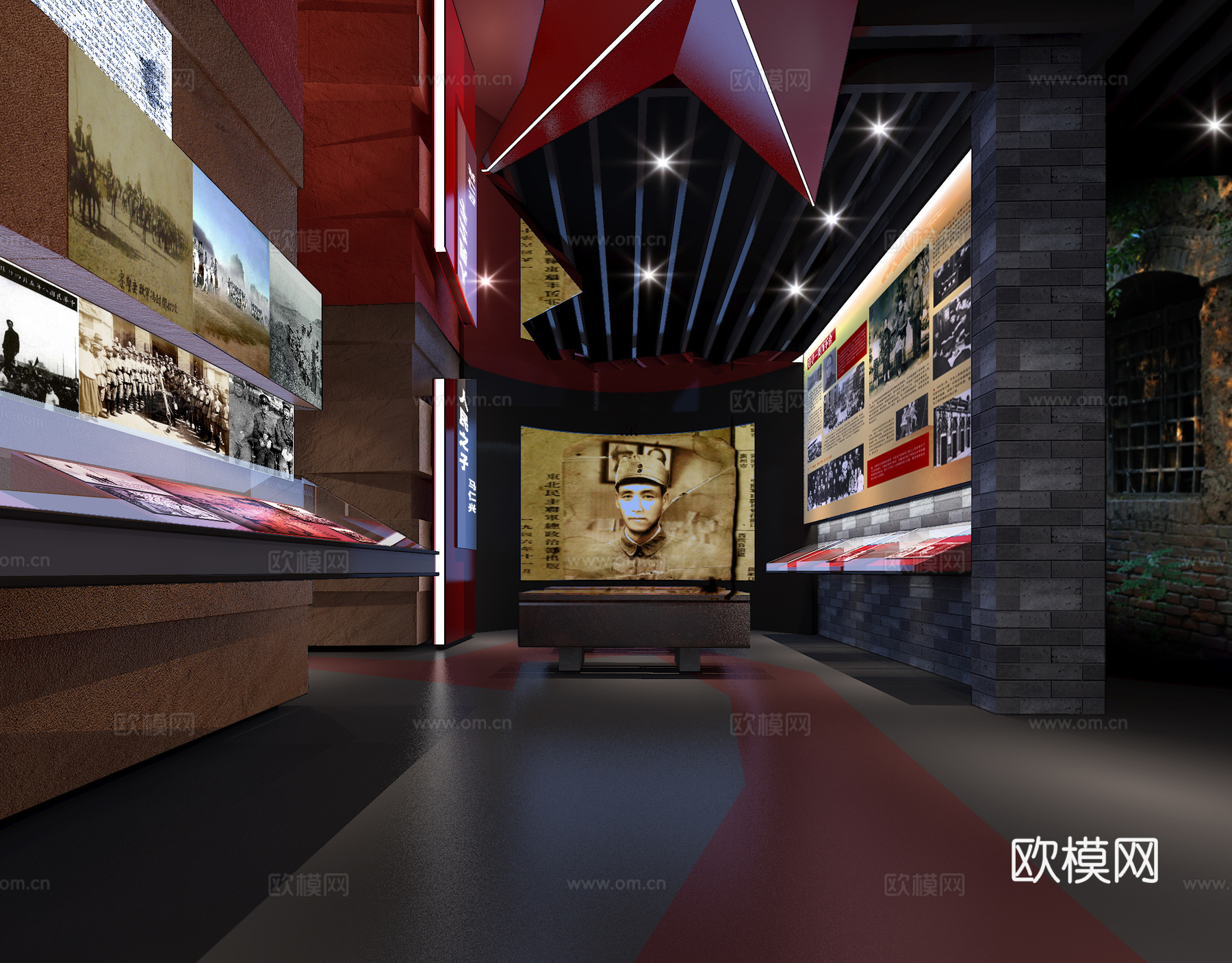 博物馆 纪念馆 展厅 最新全套施工图设计cad施工图