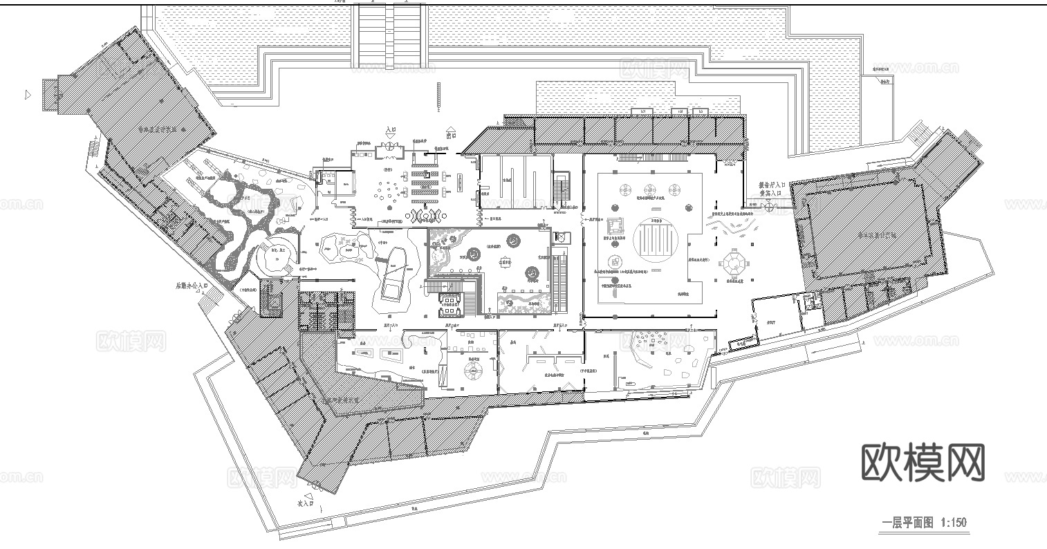 博物馆 纪念馆 展厅 最新全套施工图设计cad施工图