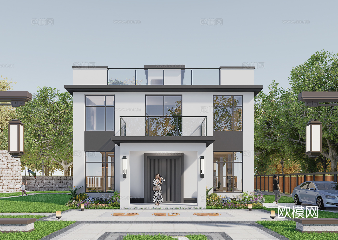 别墅自建房 最新全套施工图设计cad施工图cad施工图