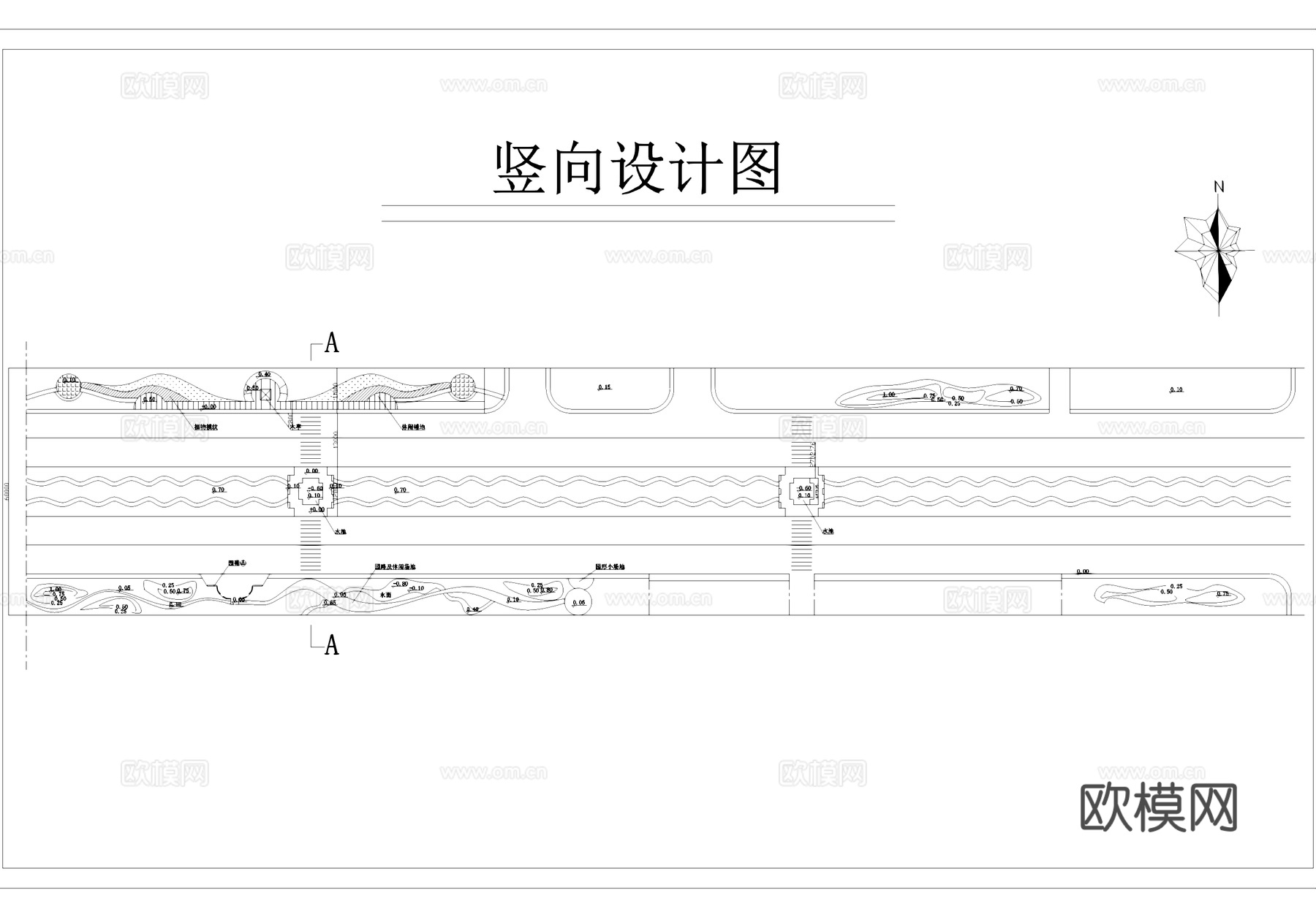 道路景观绿化CAD施工图详图集cad施工图