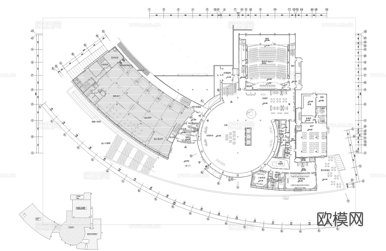 博物馆 纪念馆 展厅 最新全套施工图设计cad施工图