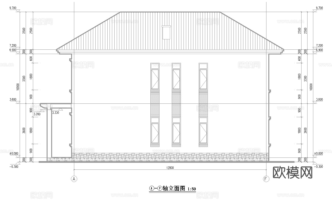 别墅自建房 最新全套施工图设计cad施工图