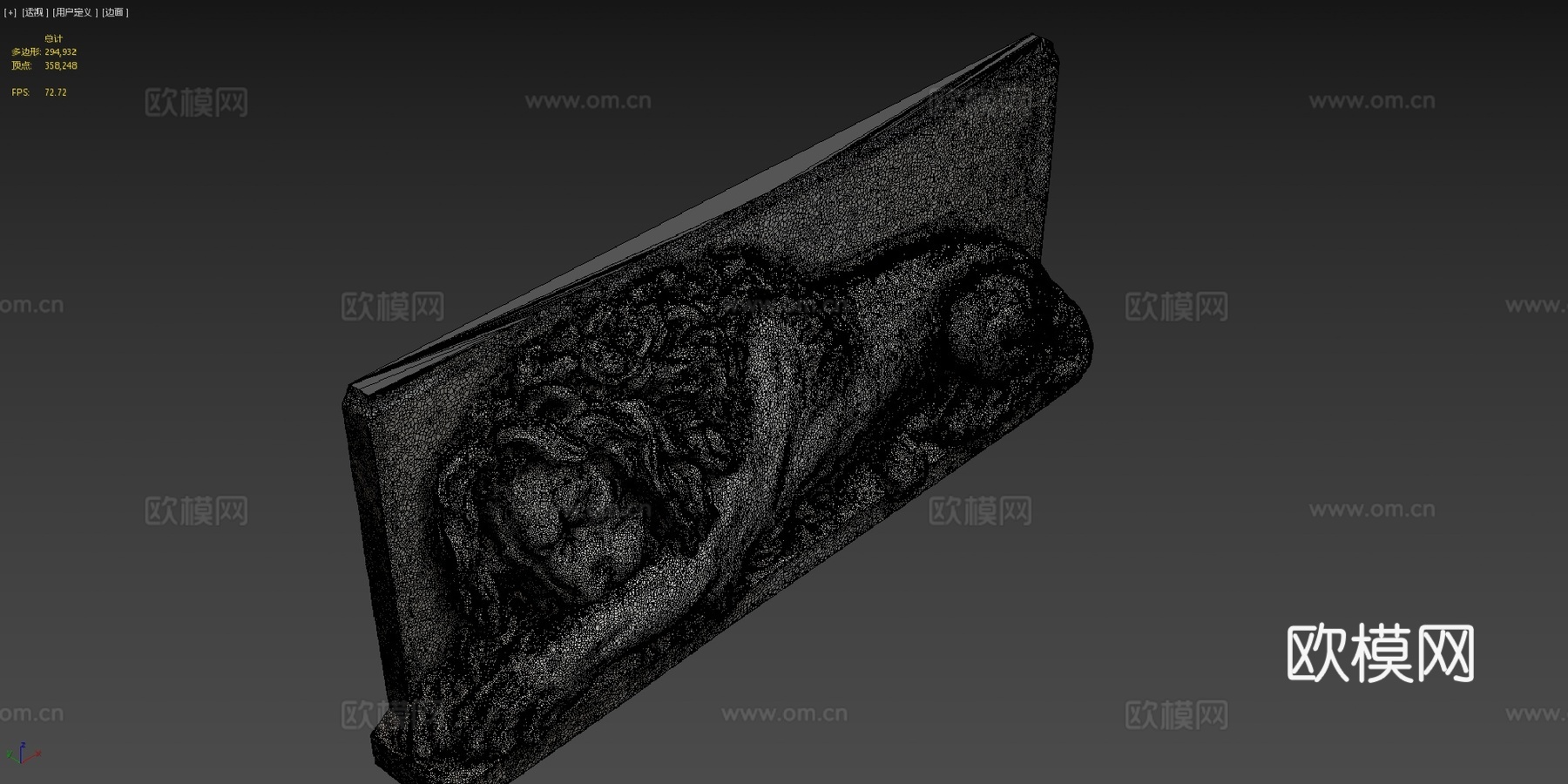 狮子3d模型下载（渲染图4）
