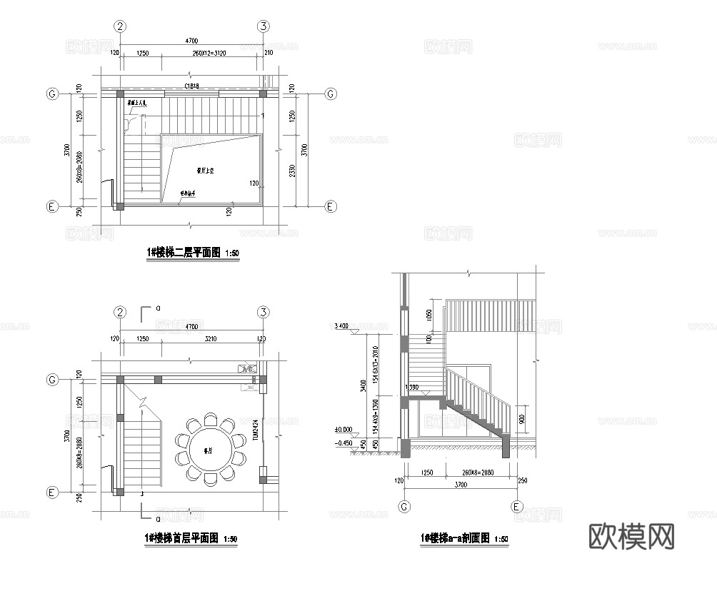 别墅自建房 最新全套施工图设计cad施工图