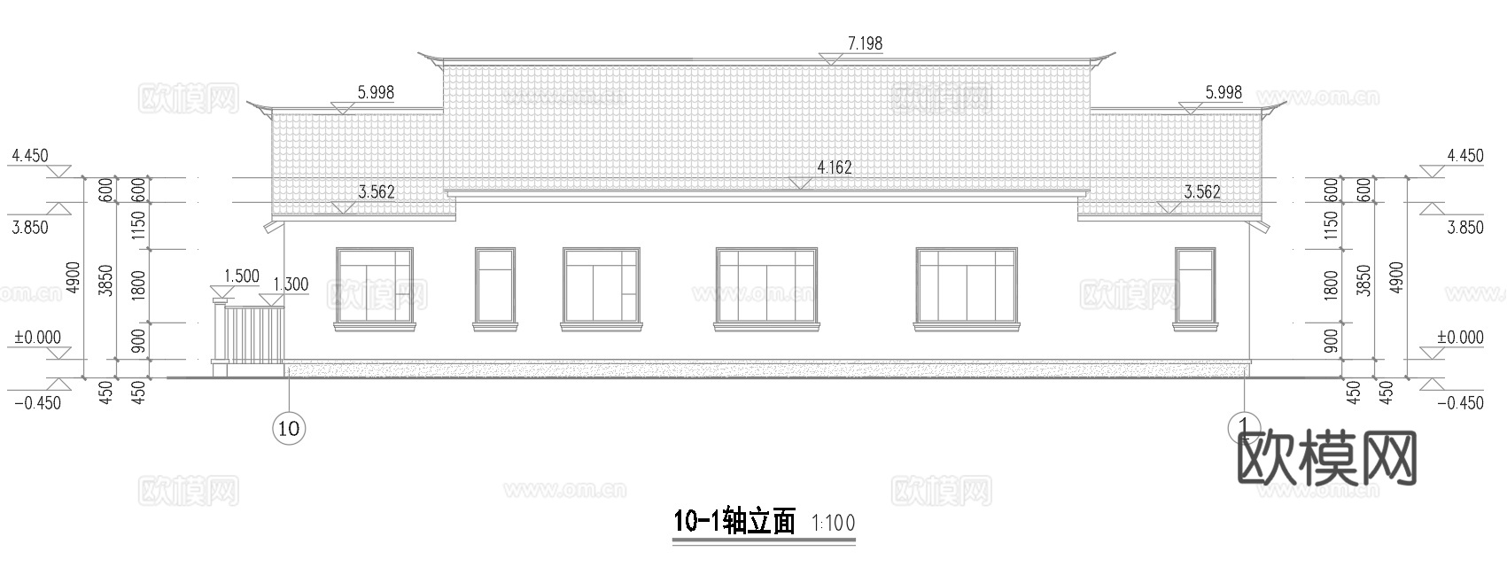 四合院自建房 最新全套施工图设计cad施工图