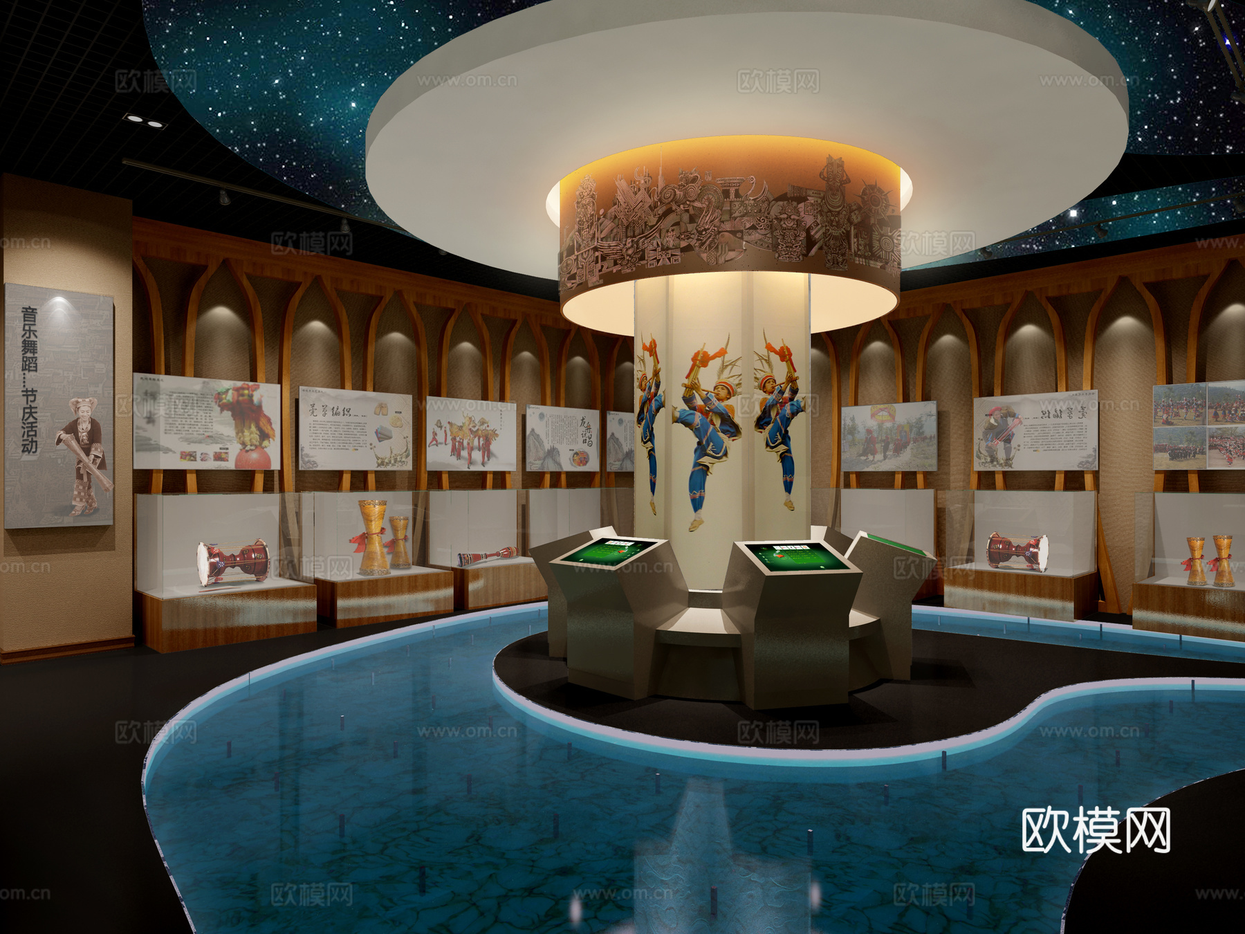 博物馆 纪念馆 展厅 最新全套施工图设计cad施工图