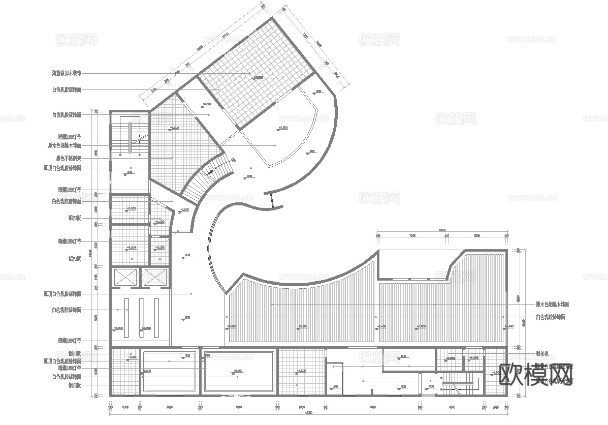 博物馆 纪念馆 展厅 最新全套施工图设计cad施工图