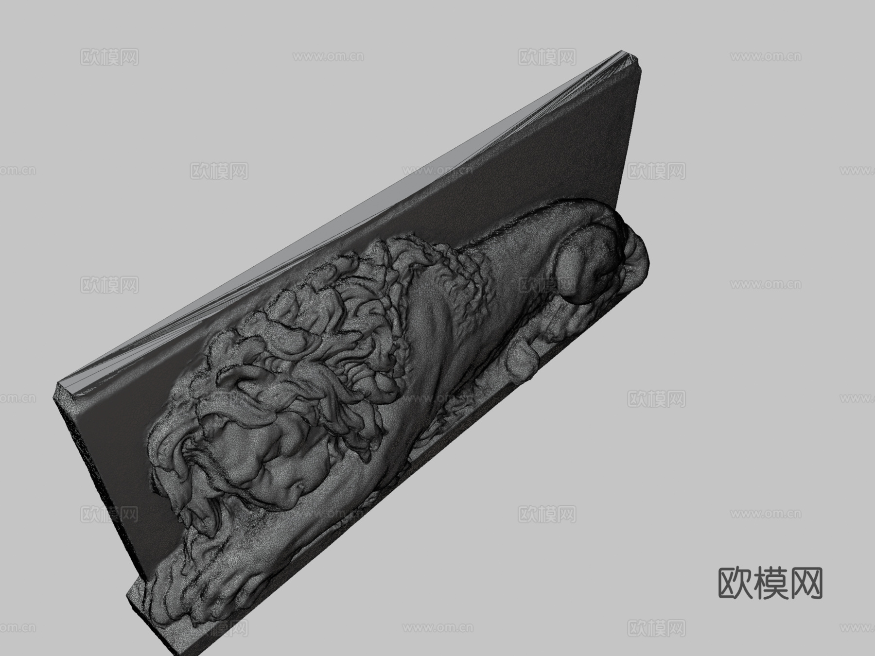 狮子3d模型下载（渲染图3）