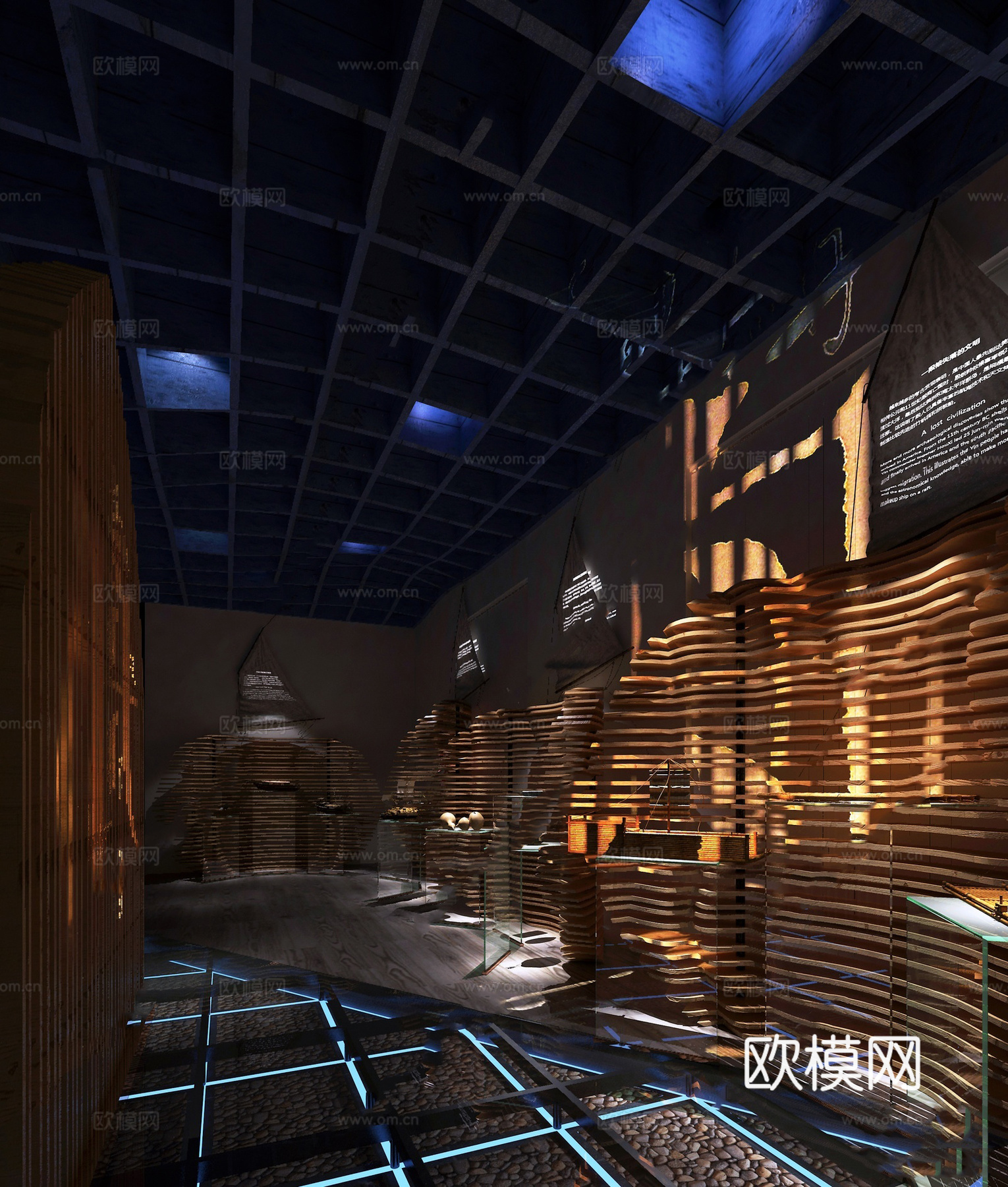 博物馆 纪念馆 展厅 最新全套施工图设计cad施工图