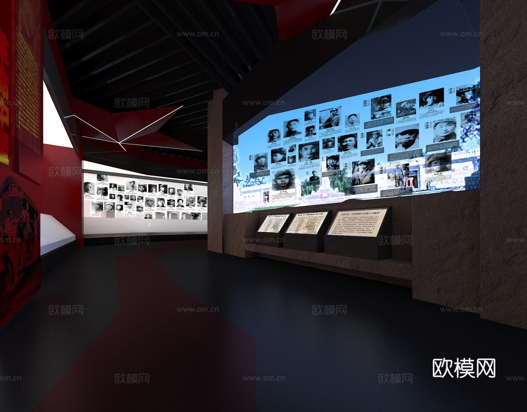 博物馆 纪念馆 展厅 最新全套施工图设计cad施工图