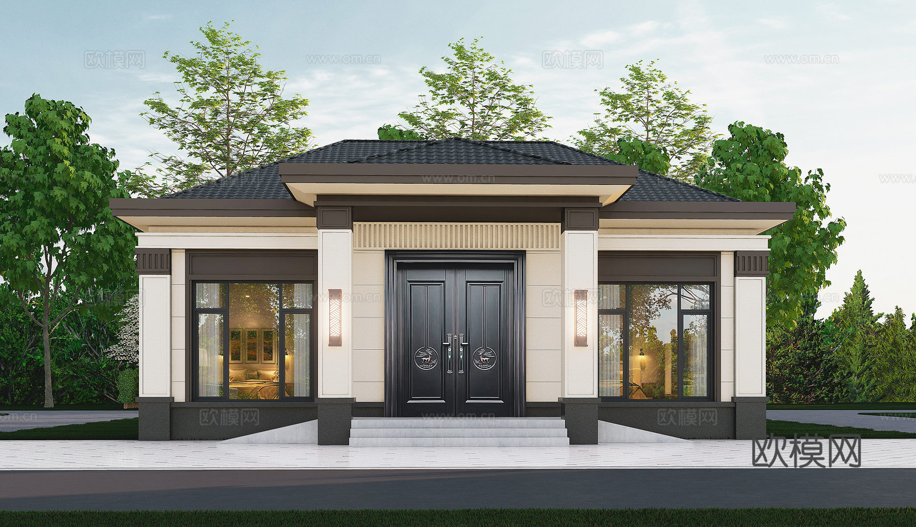 自建房外观 最新全套施工图设计cad施工图