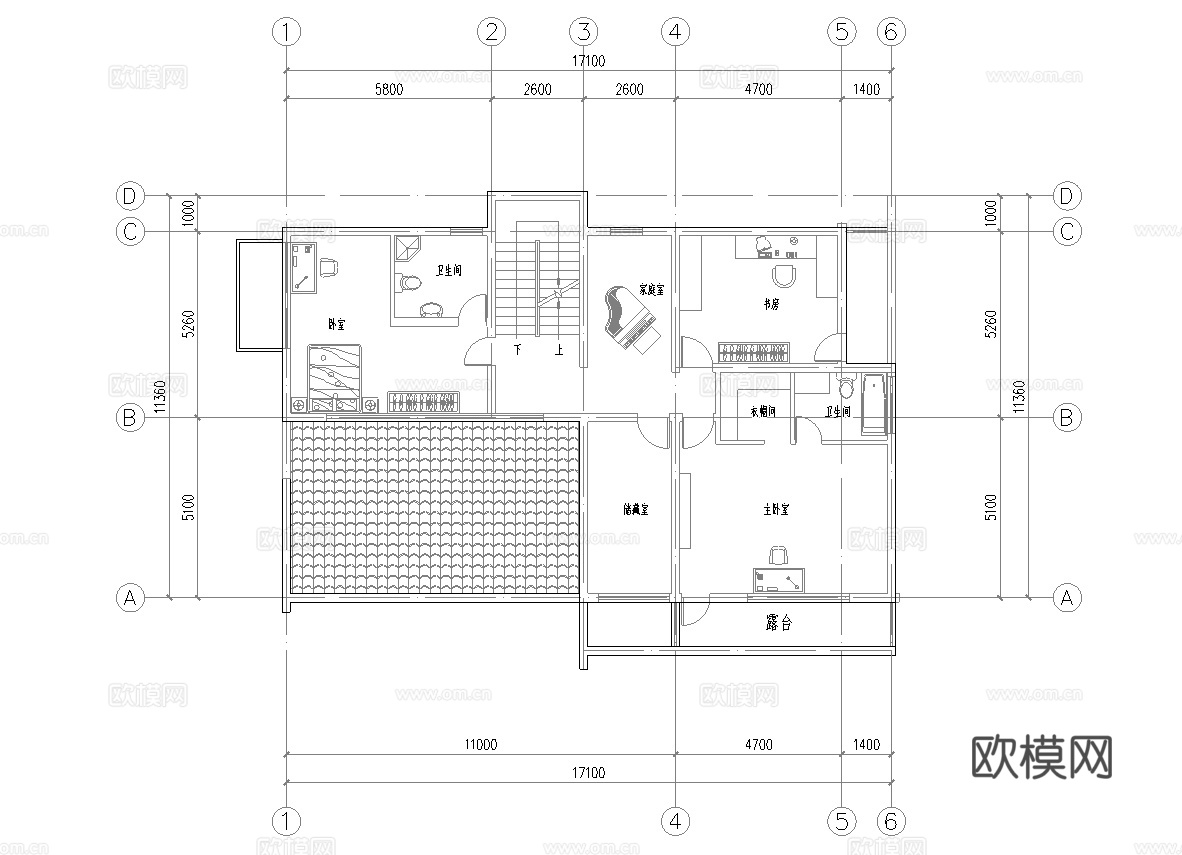 度假民宿建筑 最新全套施工图设计cad施工图