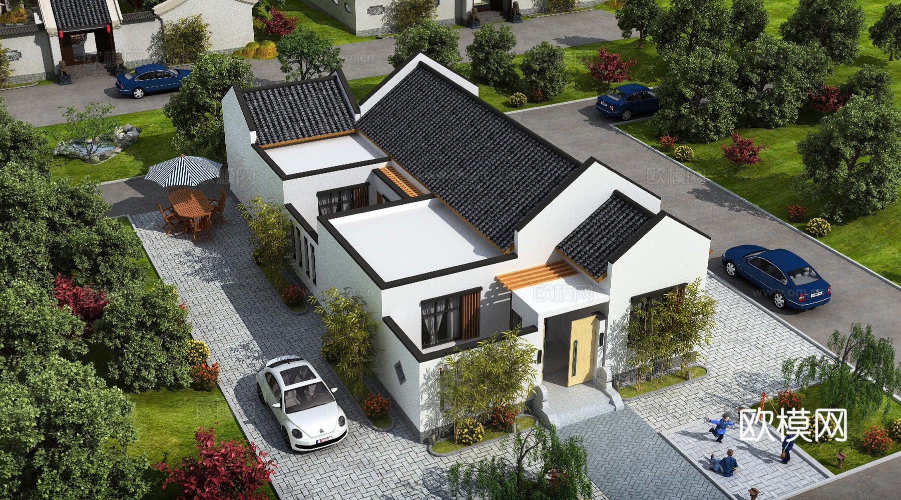 别墅建筑自建房 最新全套施工图设计cad施工图