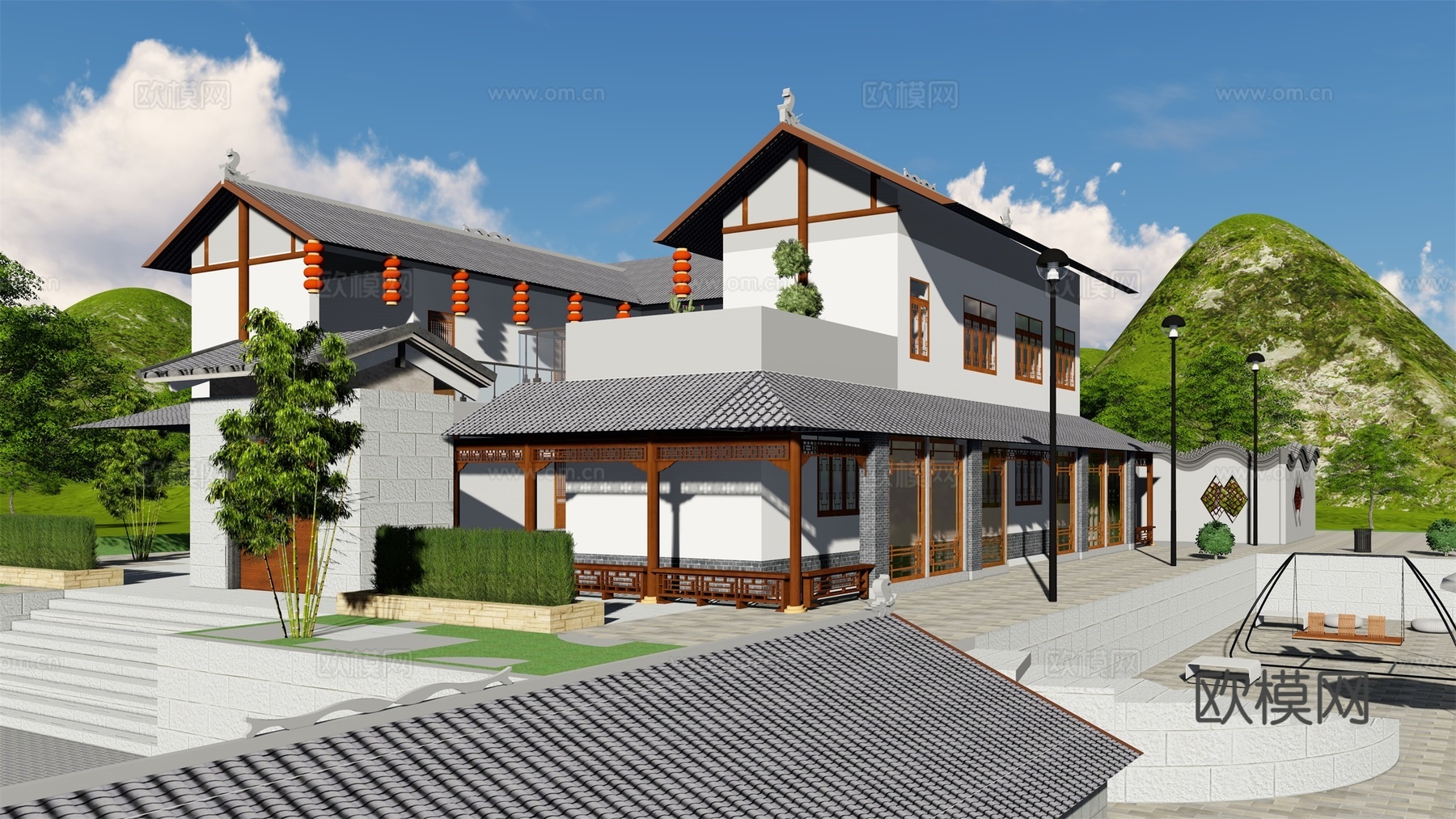 农家乐民宿建筑  最新全套施工图设计cad施工图